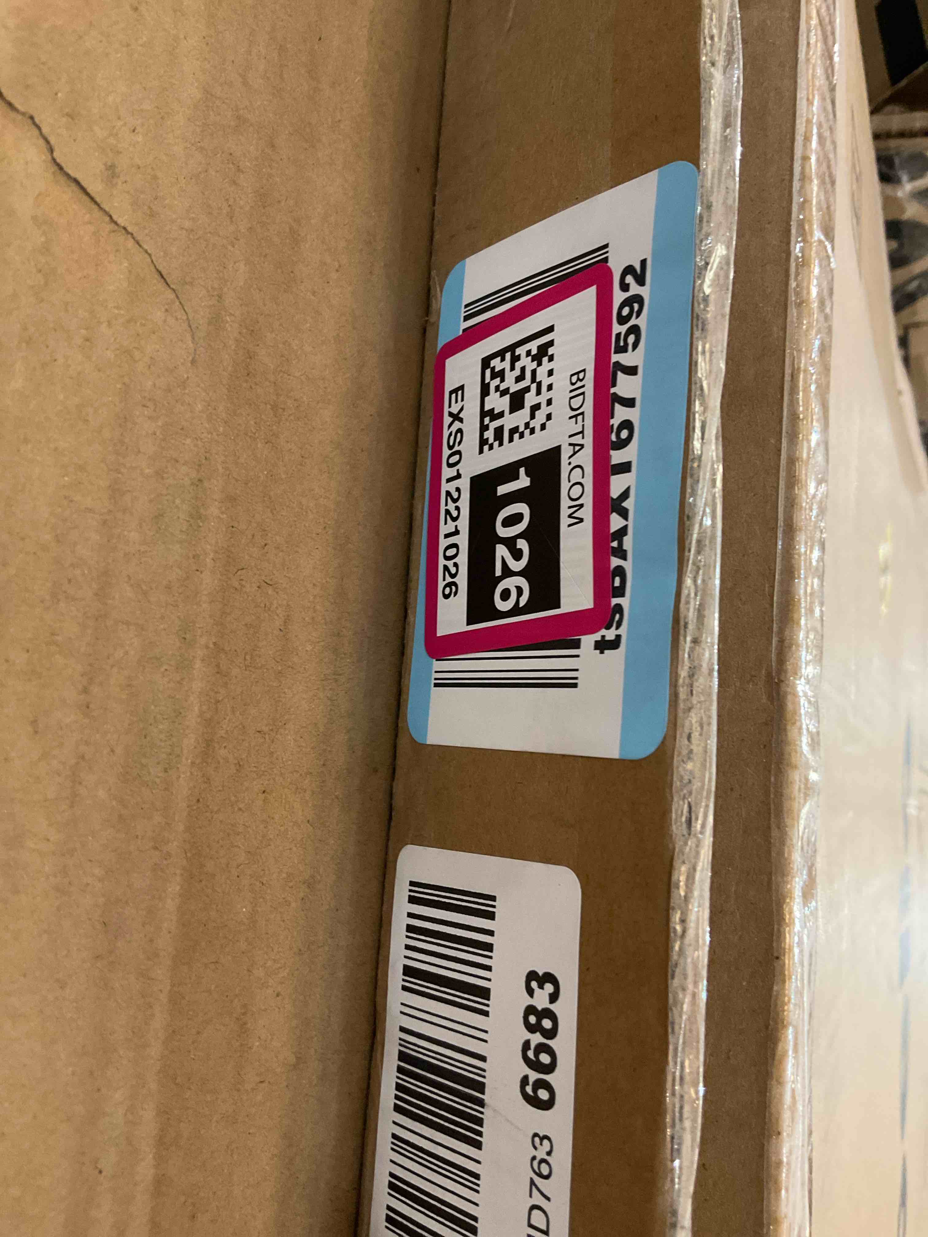 Babelio 34" Extra Tall Baby/Dog Gate with No Threshold Design Walk Thru Door, 26-43" Auto Close Safety Gate for Babies, Elders and Pets, Fits Doorways, Stairs, and Entryways, Brown Wood Pattern