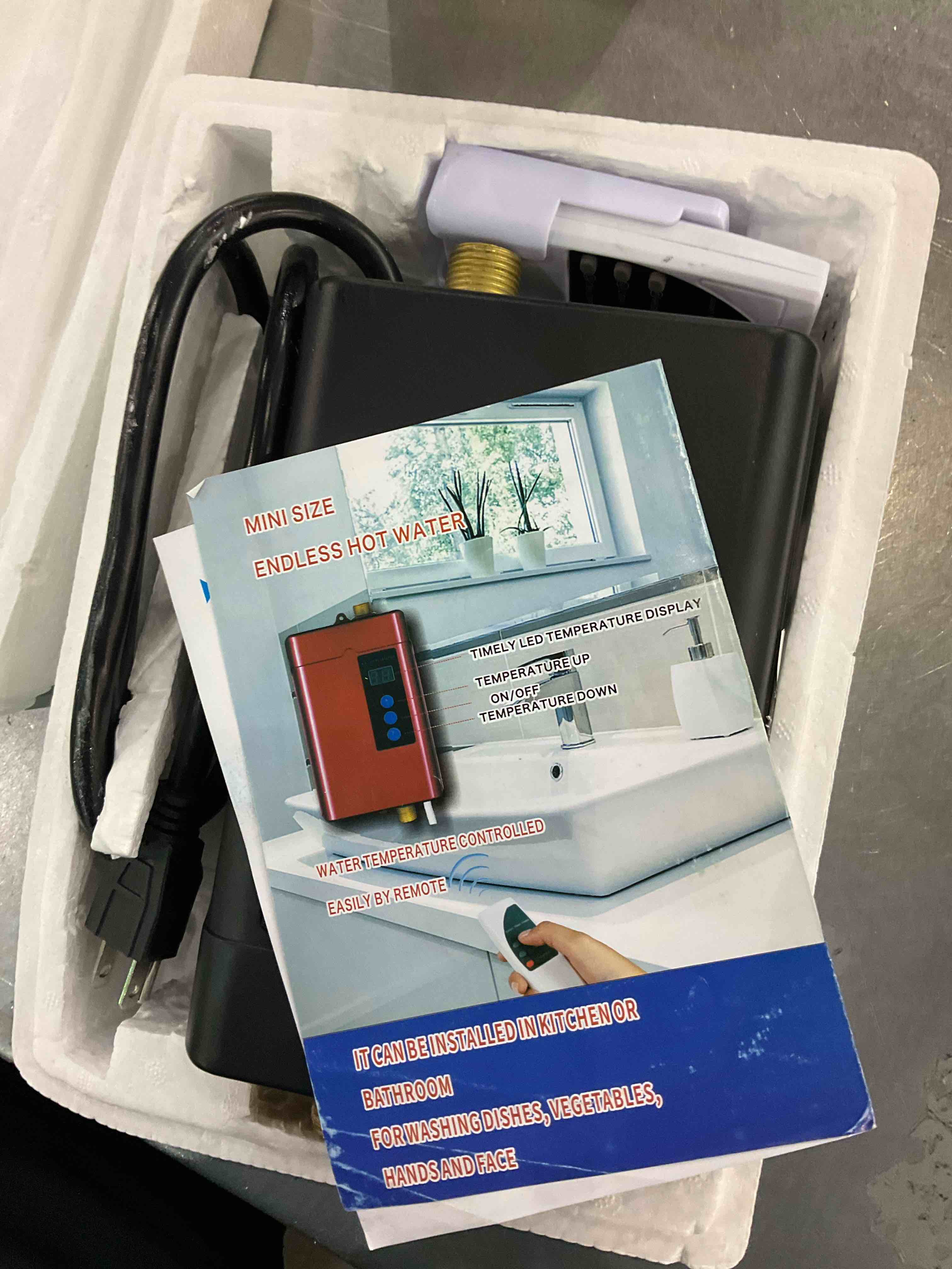 temperature heating for kitchen or bathroom