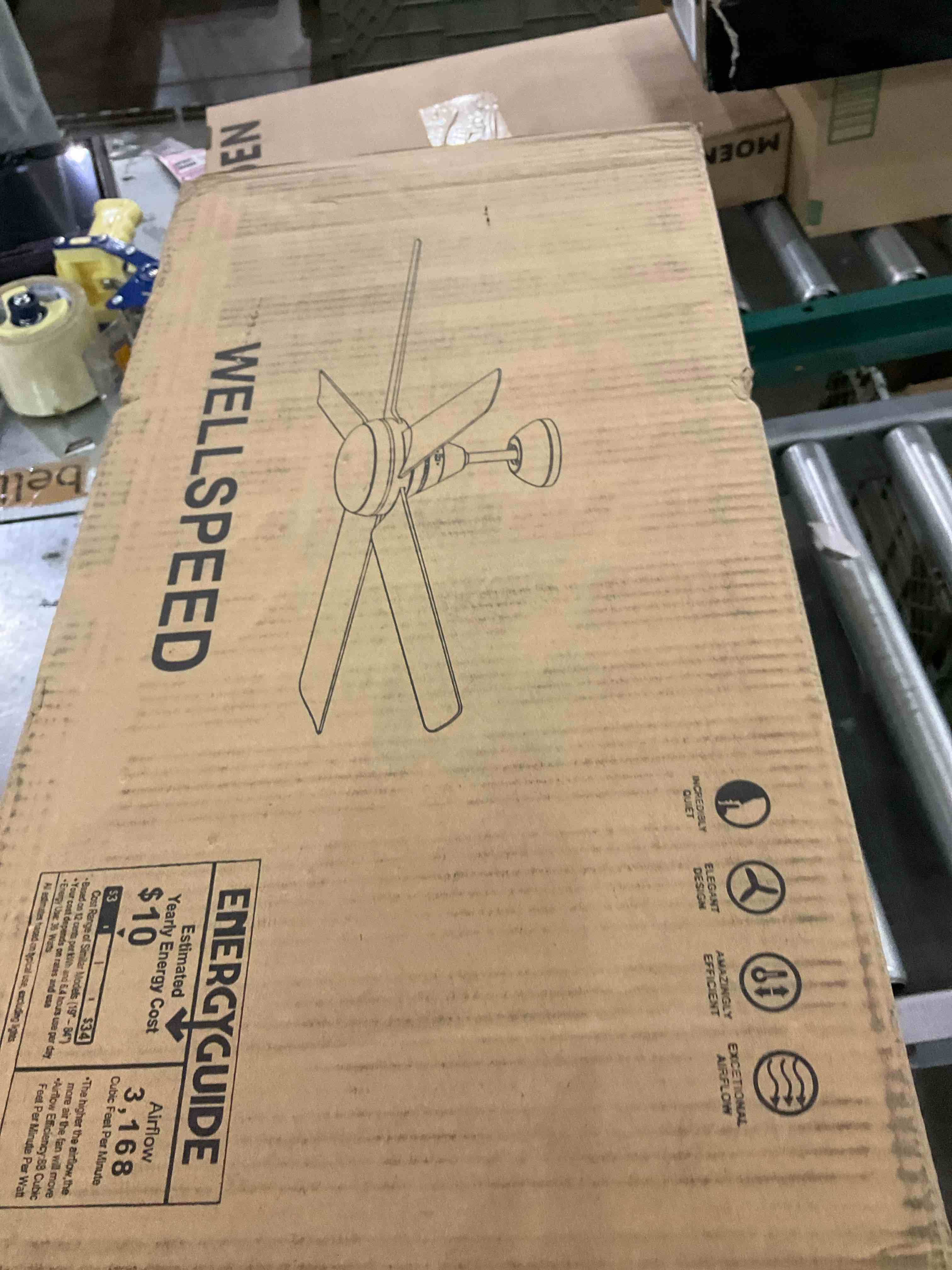 Ceiling Fan with Lights, Modern 48 Inch White Ceiling Fan with Remote Control, 5 Reversible Blades, Quiet Motor, Adjustable Color,Adjustable light and darkï¼ŒFor Bedroom,Living Room, Dining room, Patios