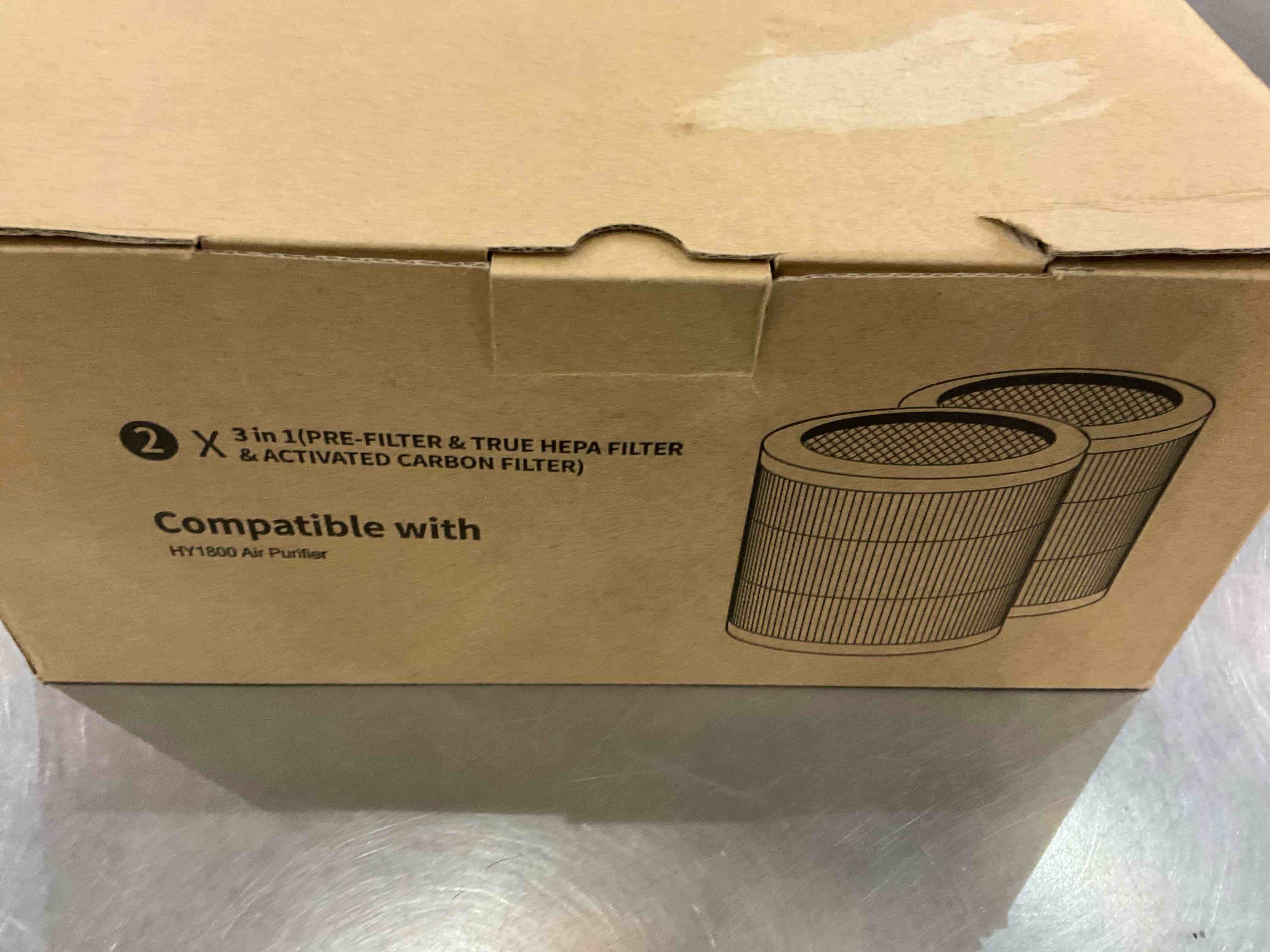 HY1800 Replacement Filter with Aroma Pad Compatible With MORENTO/Loytio/AYAFATO/Honeyuan HY1800 Air Cleaner Purifier, True HEPA H13 filters with three layers of filtration (2 Pack)