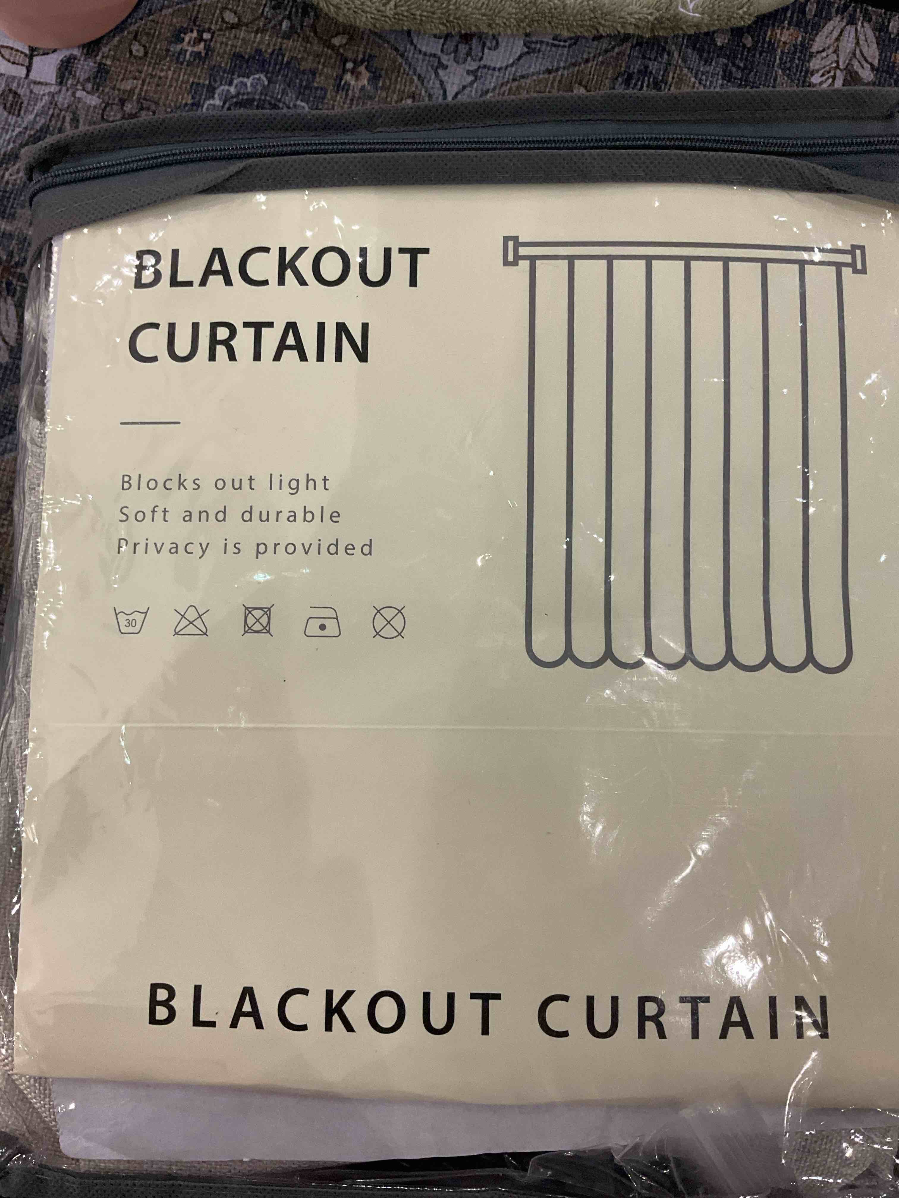 100% Blackout Shield Linen Blackout Curtains 120 Inches (10 ft) Long 2 Panels Set, Clip Rings/Rod Pocket Blackout Curtains, Black Out Curtains & Drapes for Bedroom, 50 inches Wide Each Panel, Beige