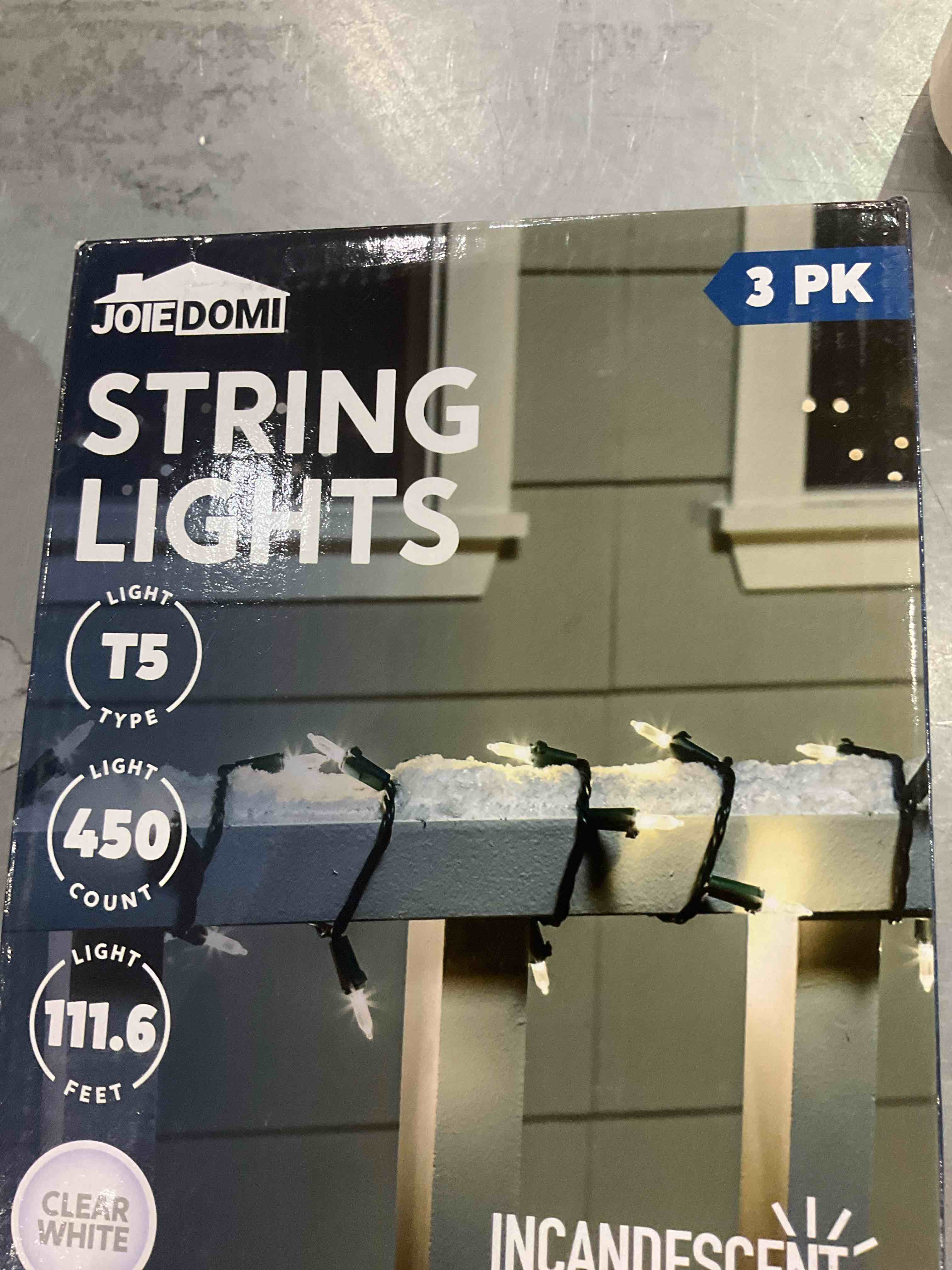 3 Sets 150 Counts Clear Green Wire Christmas Light, Warm White Lights for Indoor or Outdoor Christmas Decorations