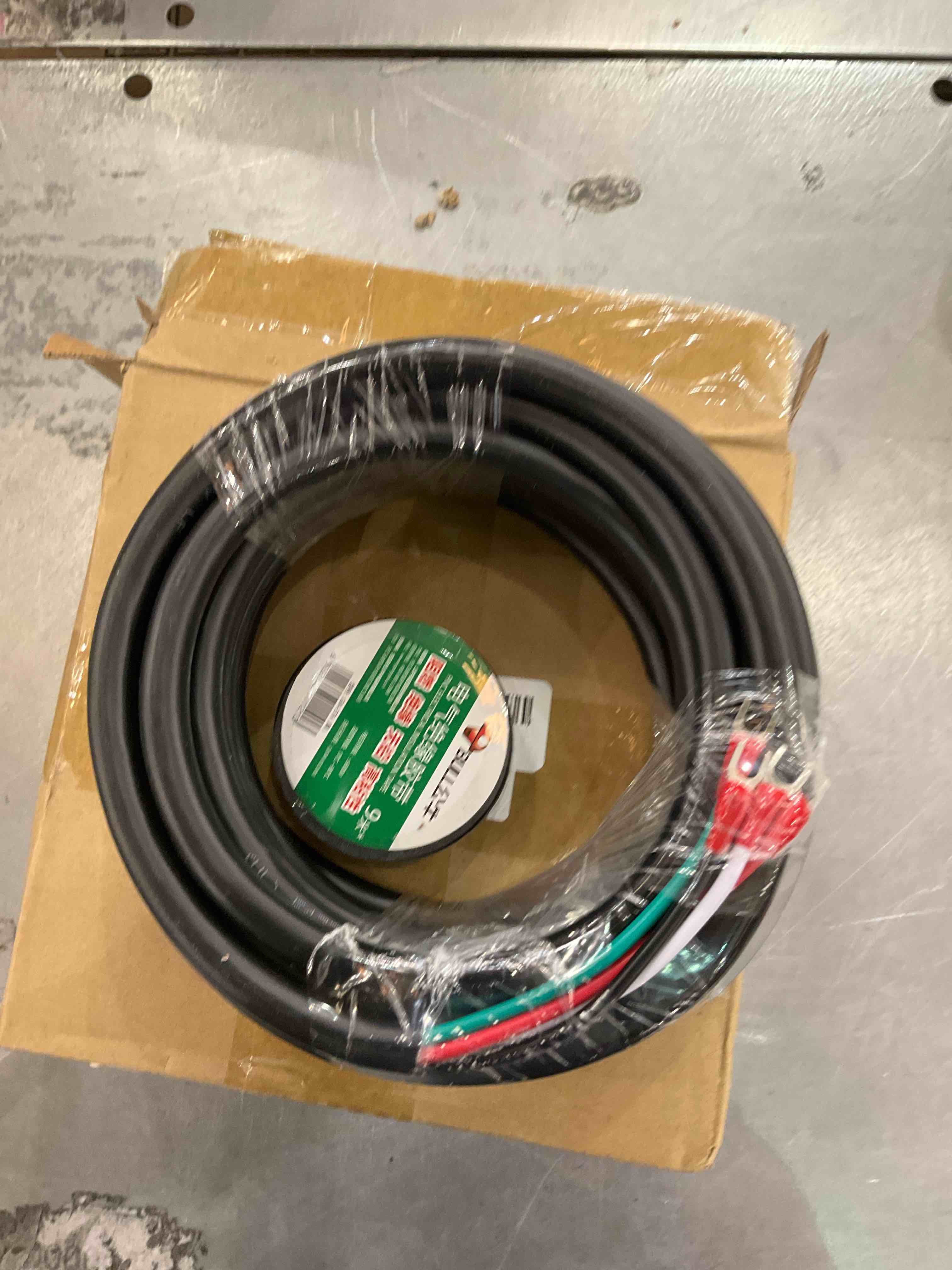 HANSUM 25ft Electrical Wires 14/4 AWG Conductor Automotive Wire for Mini Split Air Conditioner 14Gauge Speaker Low Voltage Wire 300V led Wire Stranded PVC Cord Oxygen-Free Copper Cable Power (25FT)