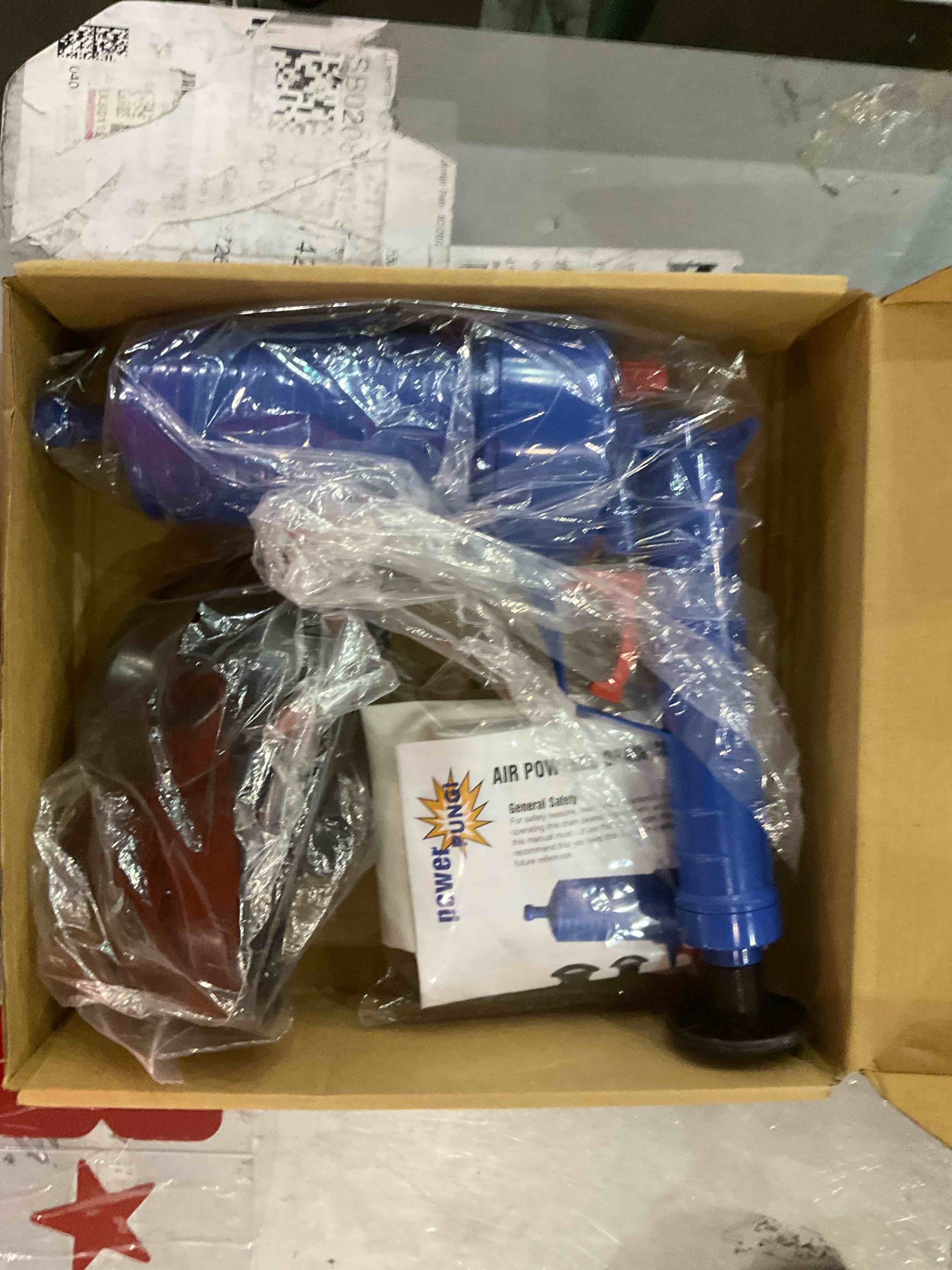 Fane Toilet Plunger, Air Drain Blaster, Sink Plunger, Drain Clog Remover Tool, High Pressure Drain Blaster Gun, Powerful Toilet Plunger-Blue for Kitchen Sink, Toilet, Bathroom, Shower, Clogged Pipe