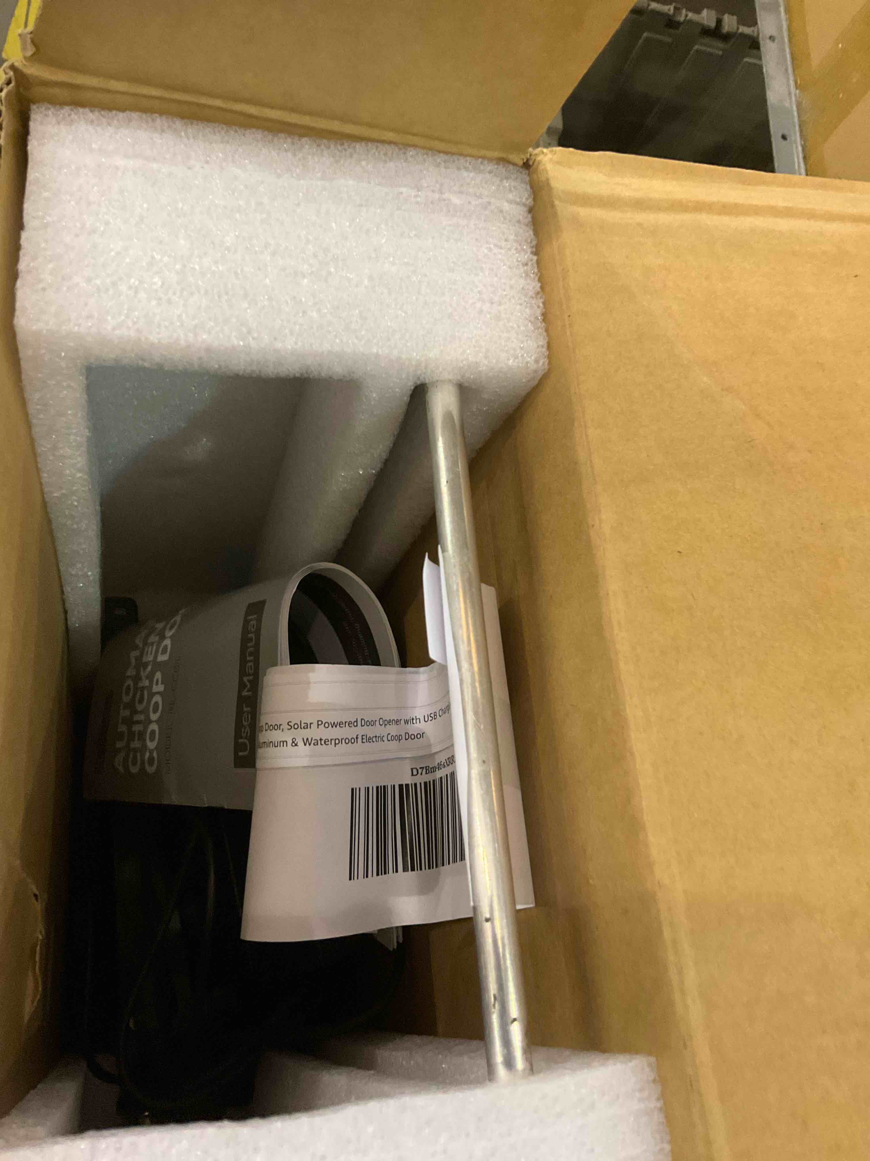 Rellorus Automatic Chicken Coop Door, Solar Powered Door Opener with USB Charging, 4 Modes with Timer & Light Sensor & Remote Control, Anti-Pinch Function, Aluminum & Waterproof Electric Coop Door