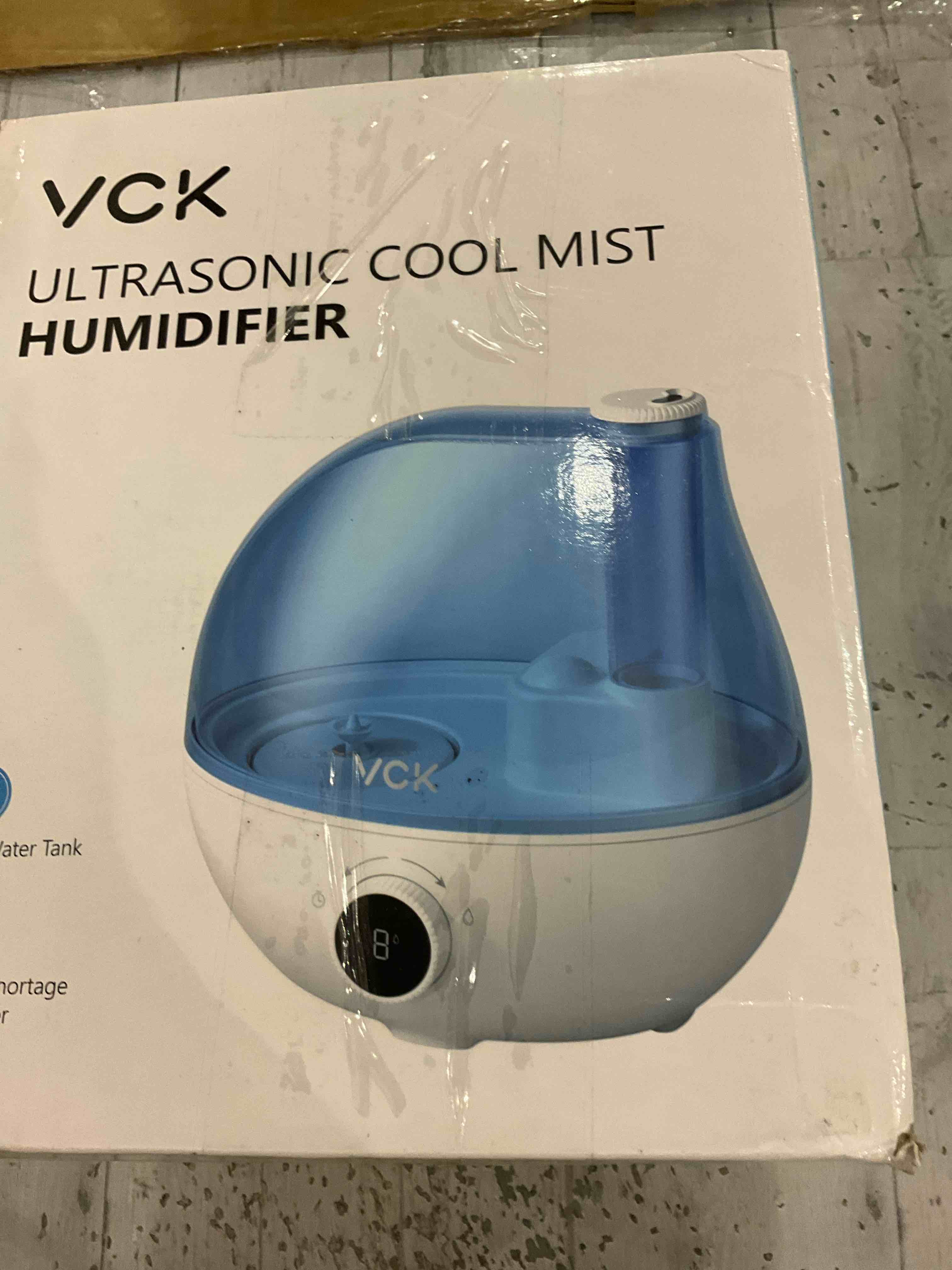 vck ultrasonic cool mist humidity 