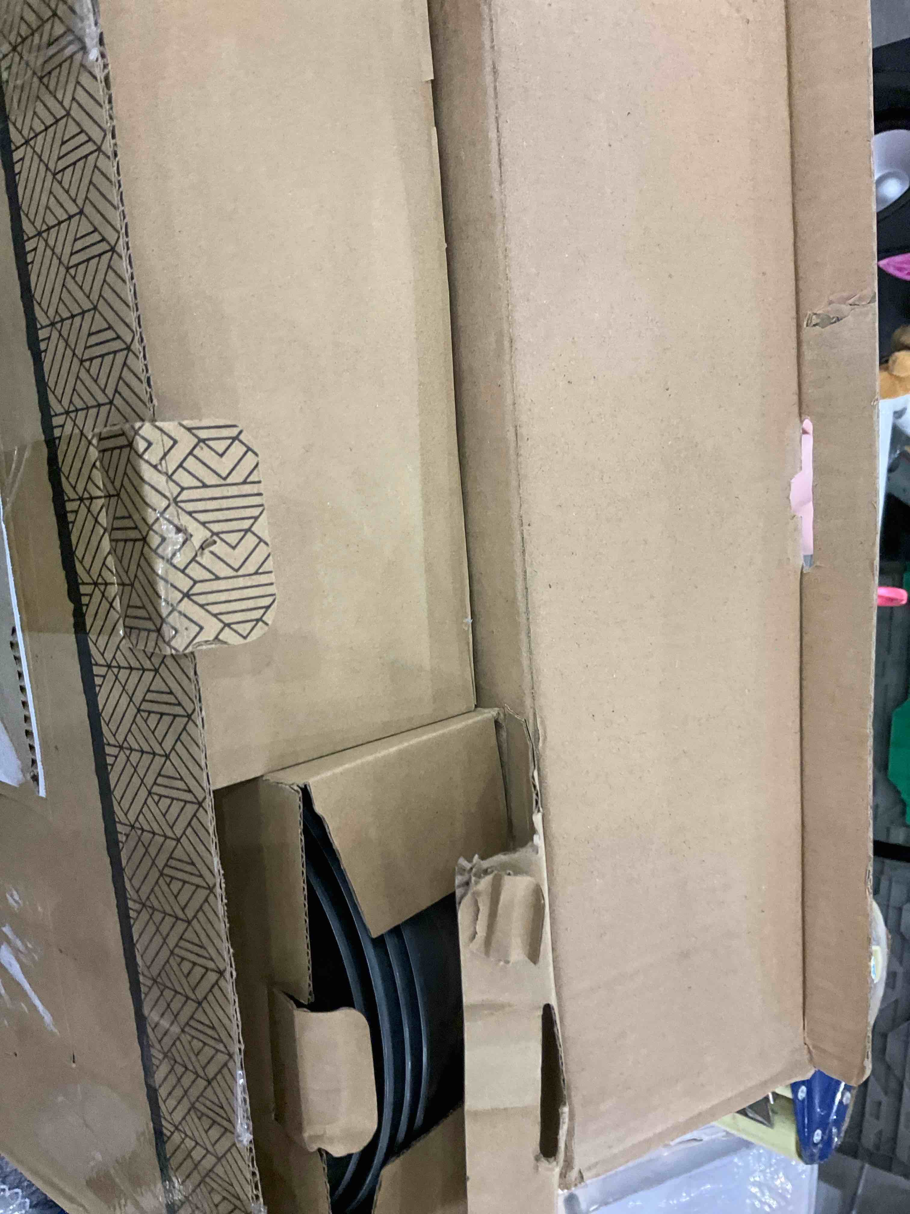 Joviton HOME 24PCS Bohemia Gray Melamine Plastic Dinnerware Sets for 8,Outdoor Plates and Bowls Sets for 8 (Gray)