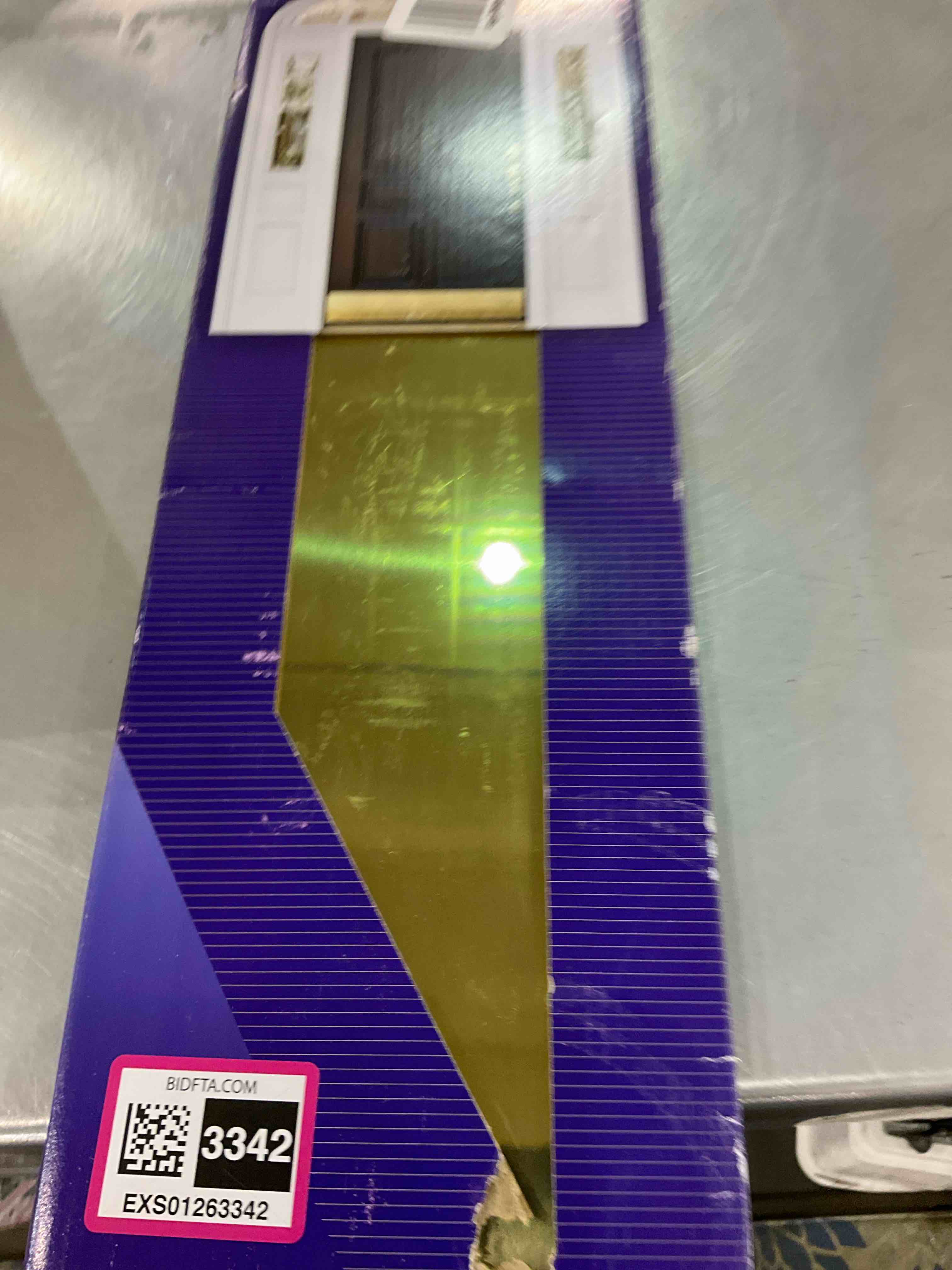 Hillman Hardware Essentials 852735 Sliding Window Lock, Aluminum, Kick Plate, Bright Finish, 6" x 30"