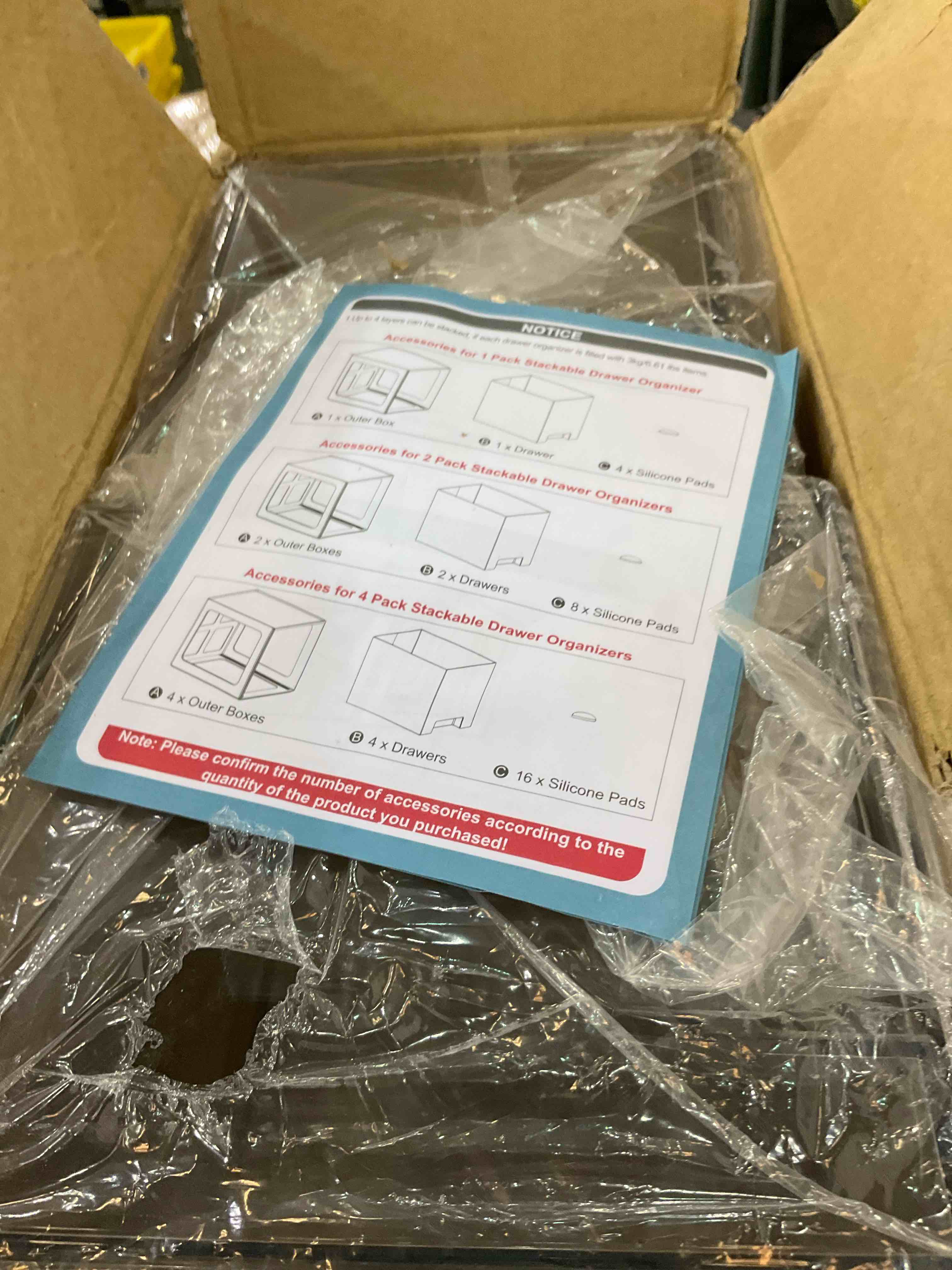 4 Pack Stackable Makeup Organizer Storage Drawers, Vtopmart 6.6’‘ Tall Acrylic Bathroom Organizers?Clear Plastic Storage Bins For Vanity, Undersink, Kitchen Cabinets, Pantry Organization and Storage