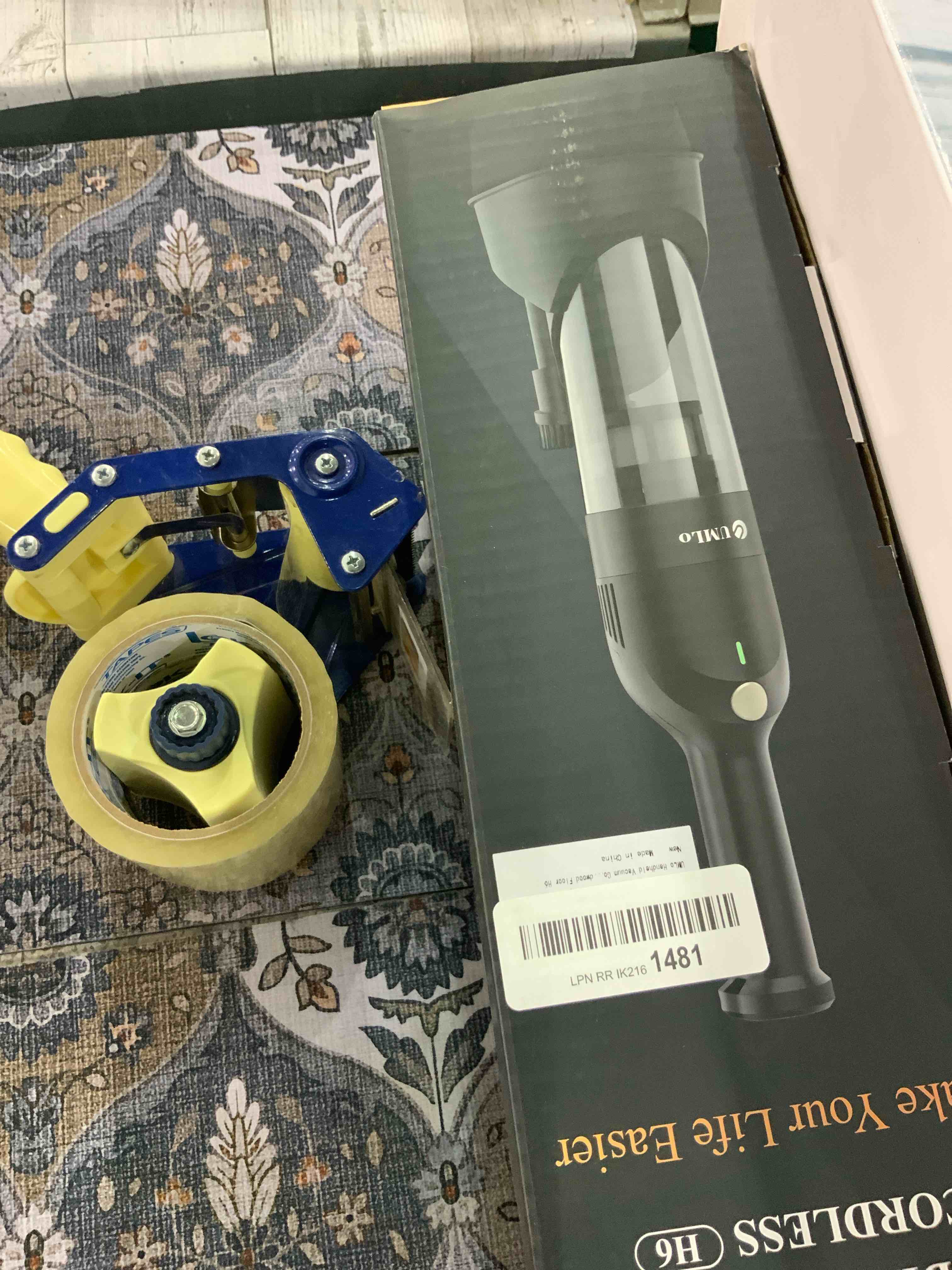 UMLo H6 Handheld Vacuum Cordless, Powerful Car Vacuum with 10000Pa Strong Suction, Rechargeable Cordless Hand Vacuum with 30 Mins Runtime,Portable Hand Held Vacuum for Car Pet Hair Hardwood Floor Home