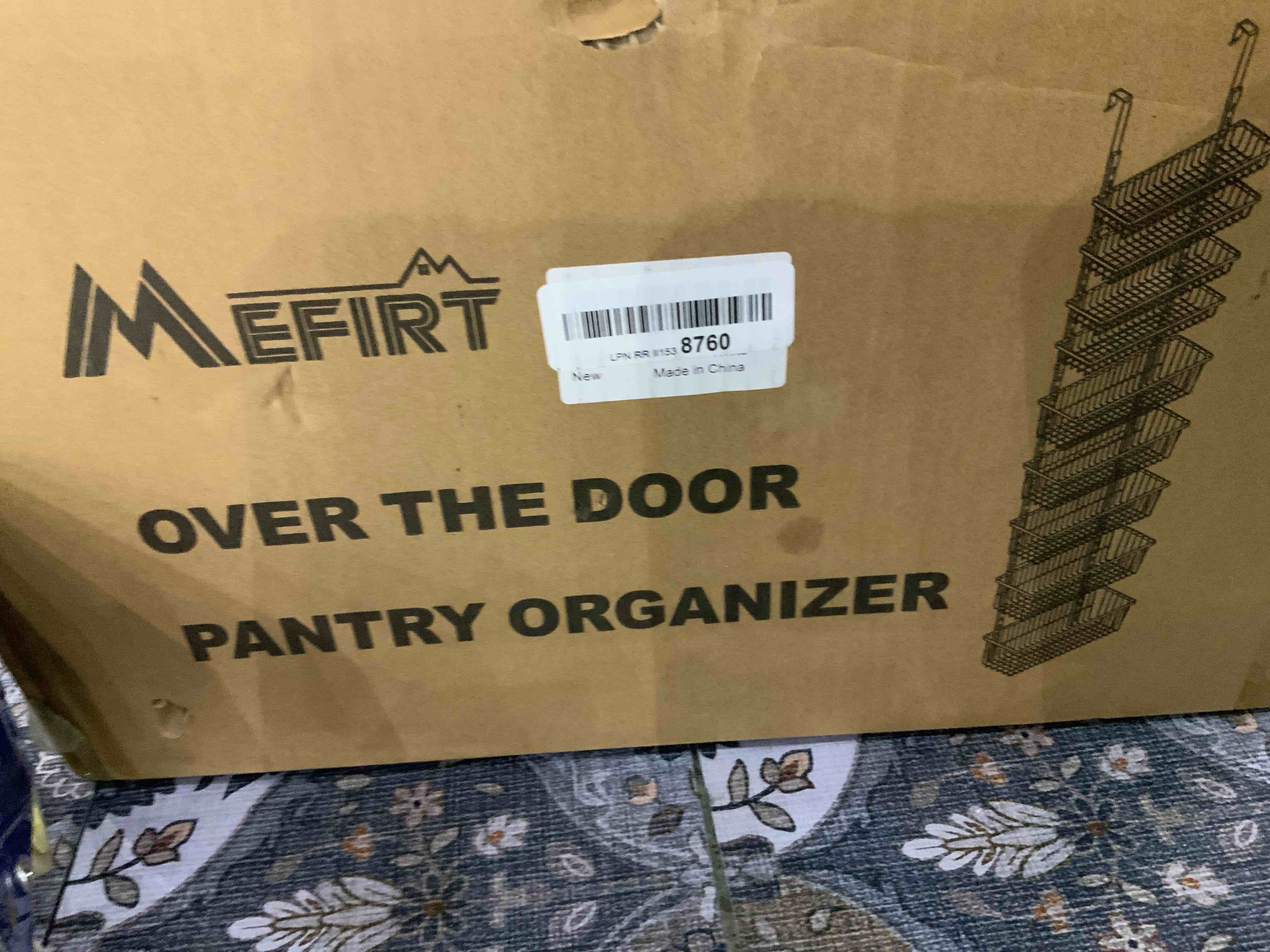 Over the door Pantry organizer