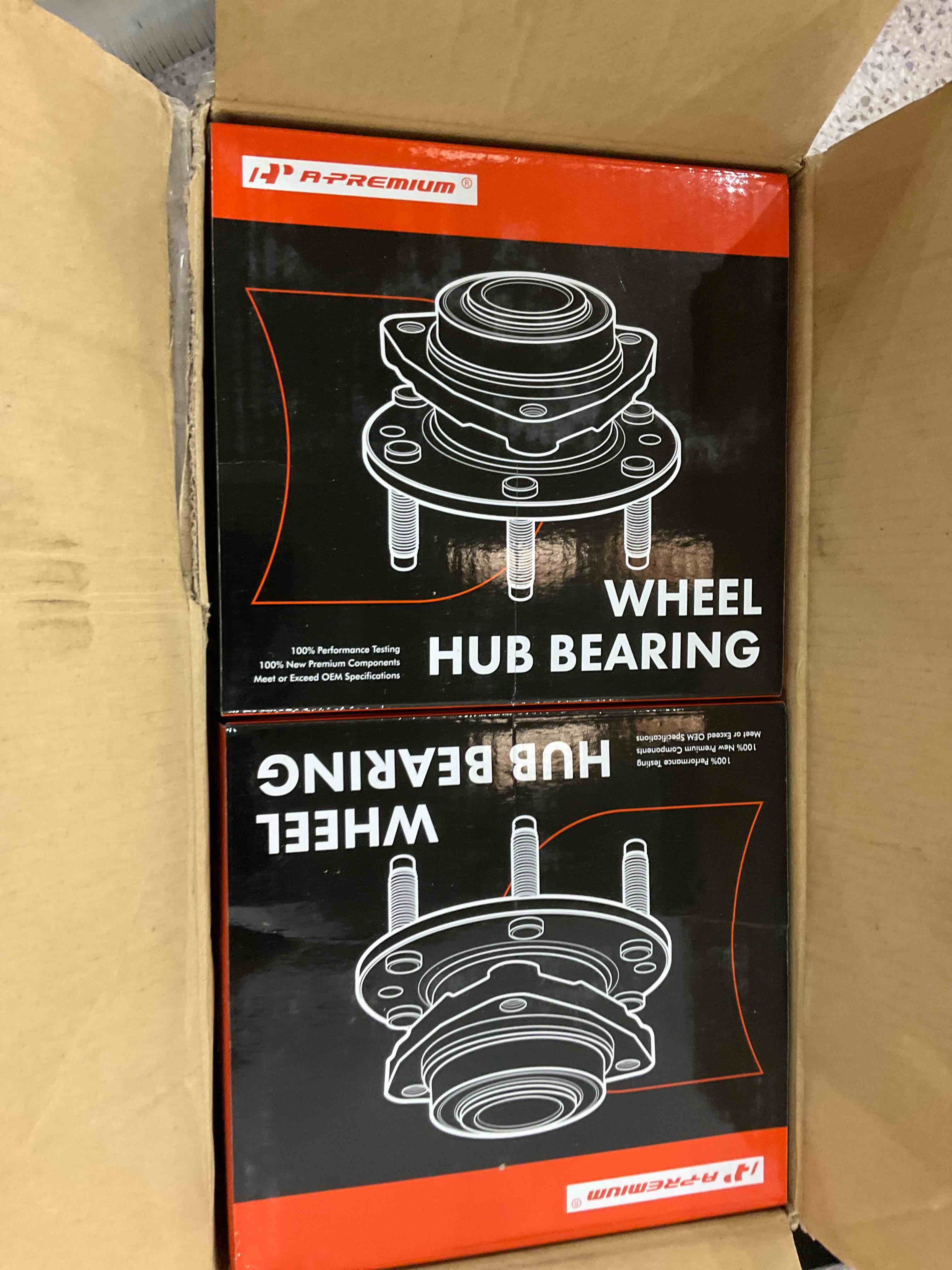 A-Premium Front Wheel Hub & Bearing Assembly with Locking Pin Compatible with Nissan Murano 2003-2007 Quest 2004-2009 3.5L Gas Left Right Set of 2 40202CA06C 513310