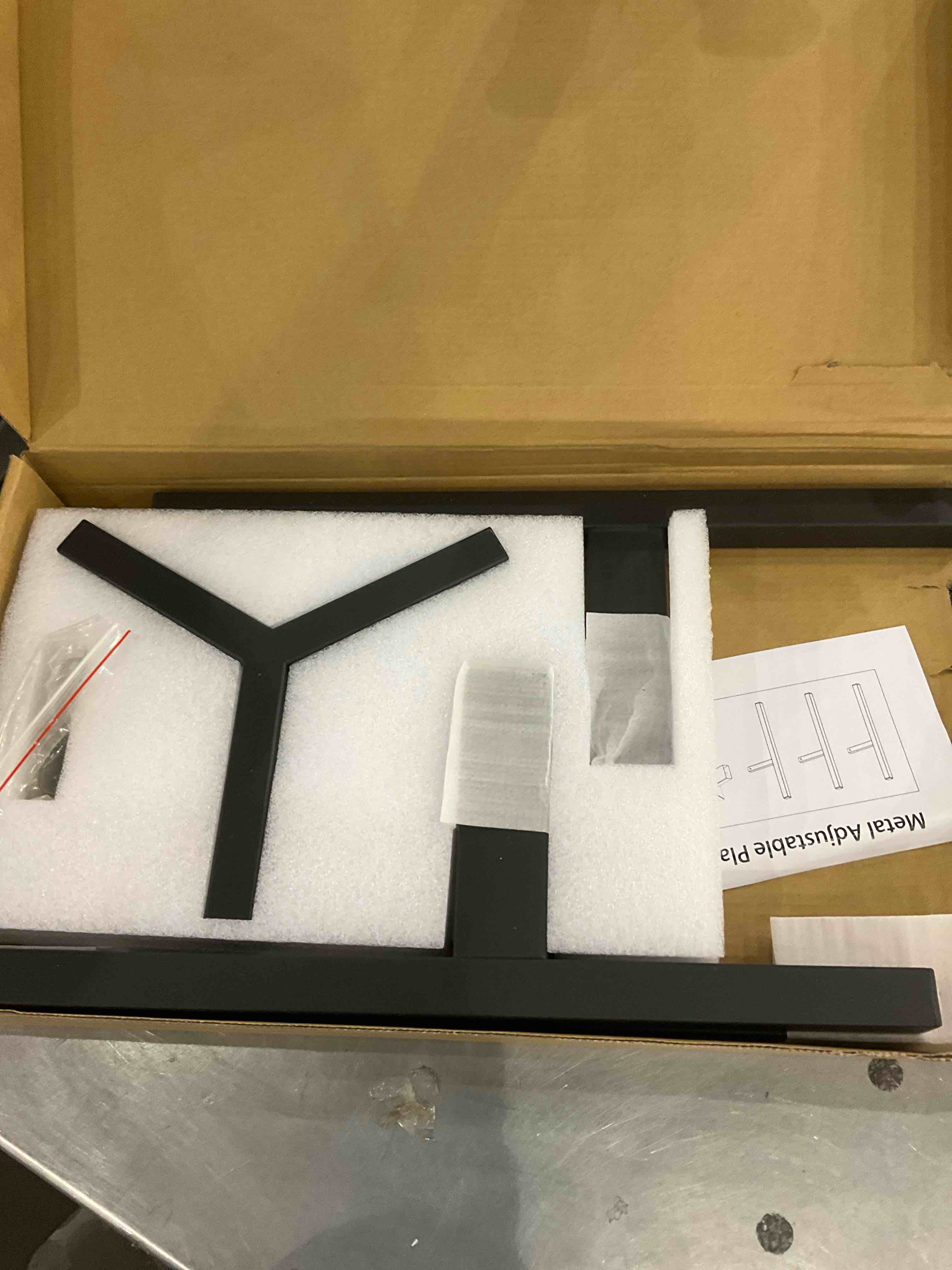 DDPow Adjustable Plant Stand 3 Legs Heavy Duty for 10"-16" Plant Pots, Plant Stand Indoor, Plant Stand Outdoor, Plant Stand Corner, Metal Plant Stand, Black Plant Stand(Black 1 Pack)