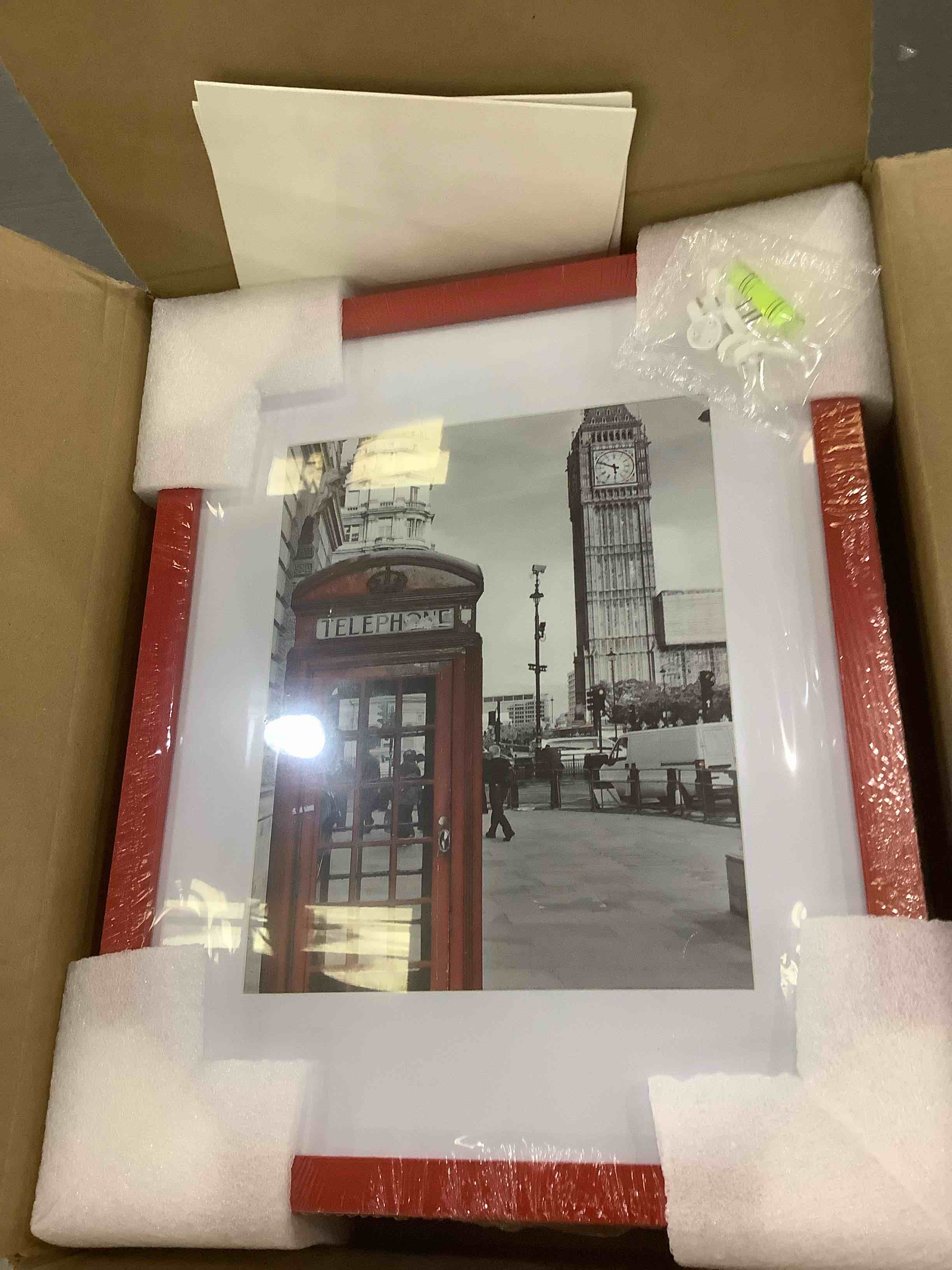 electecpro 11 gift red 4 pack phone booth