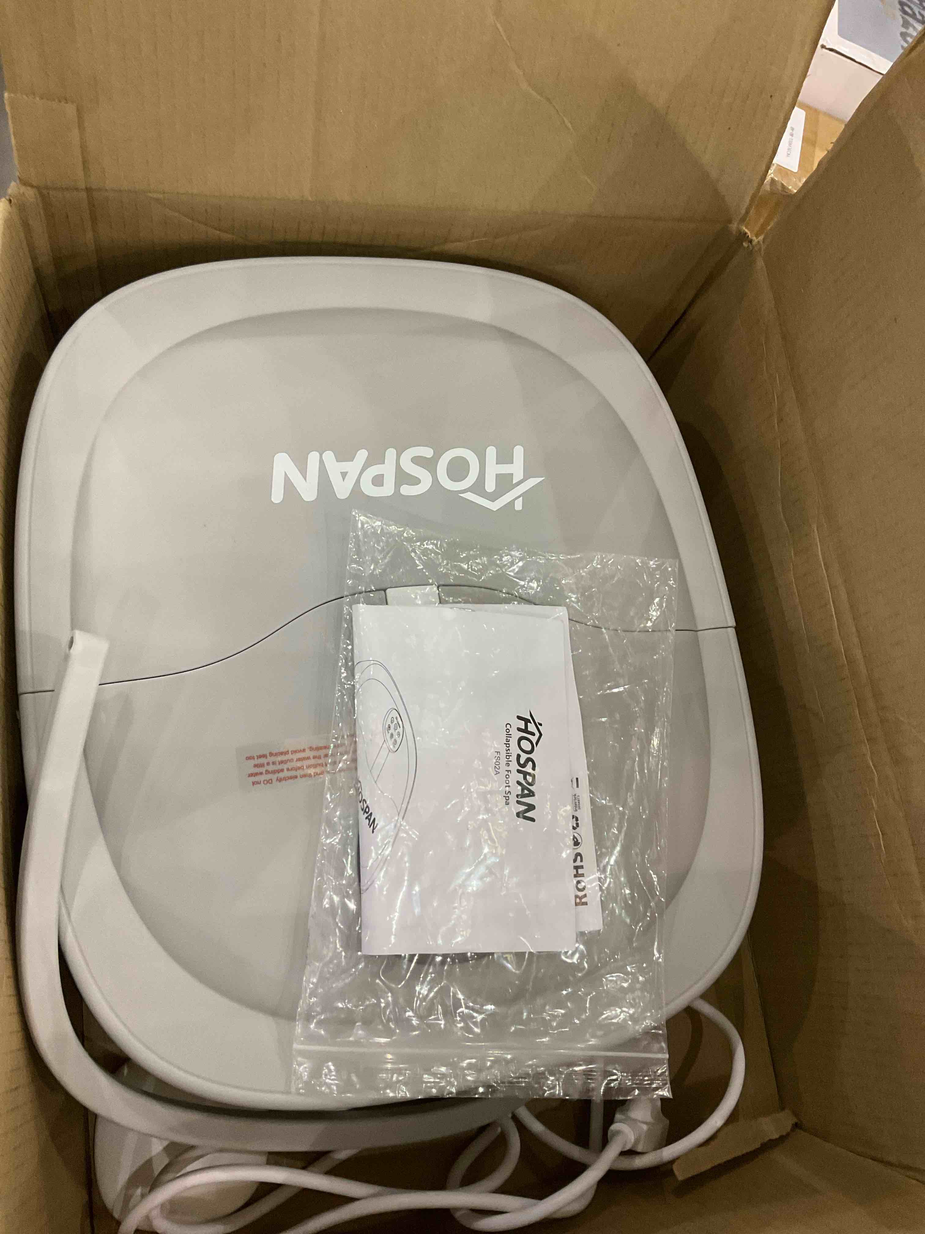 HOSPAN collapsible foot Spa