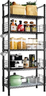 5 Tier Metal Shelf AZZ8865 Black