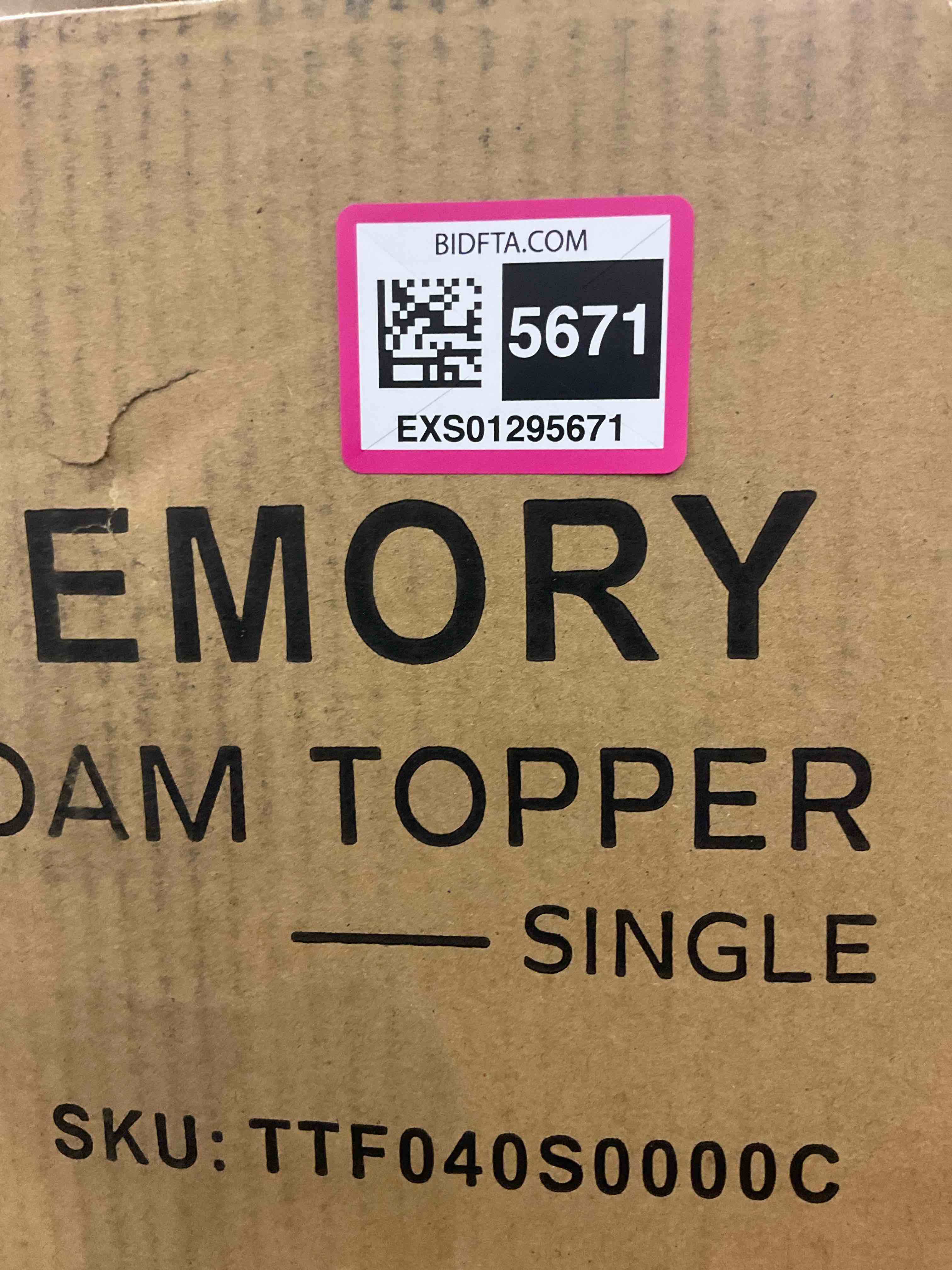 memory foam topper 