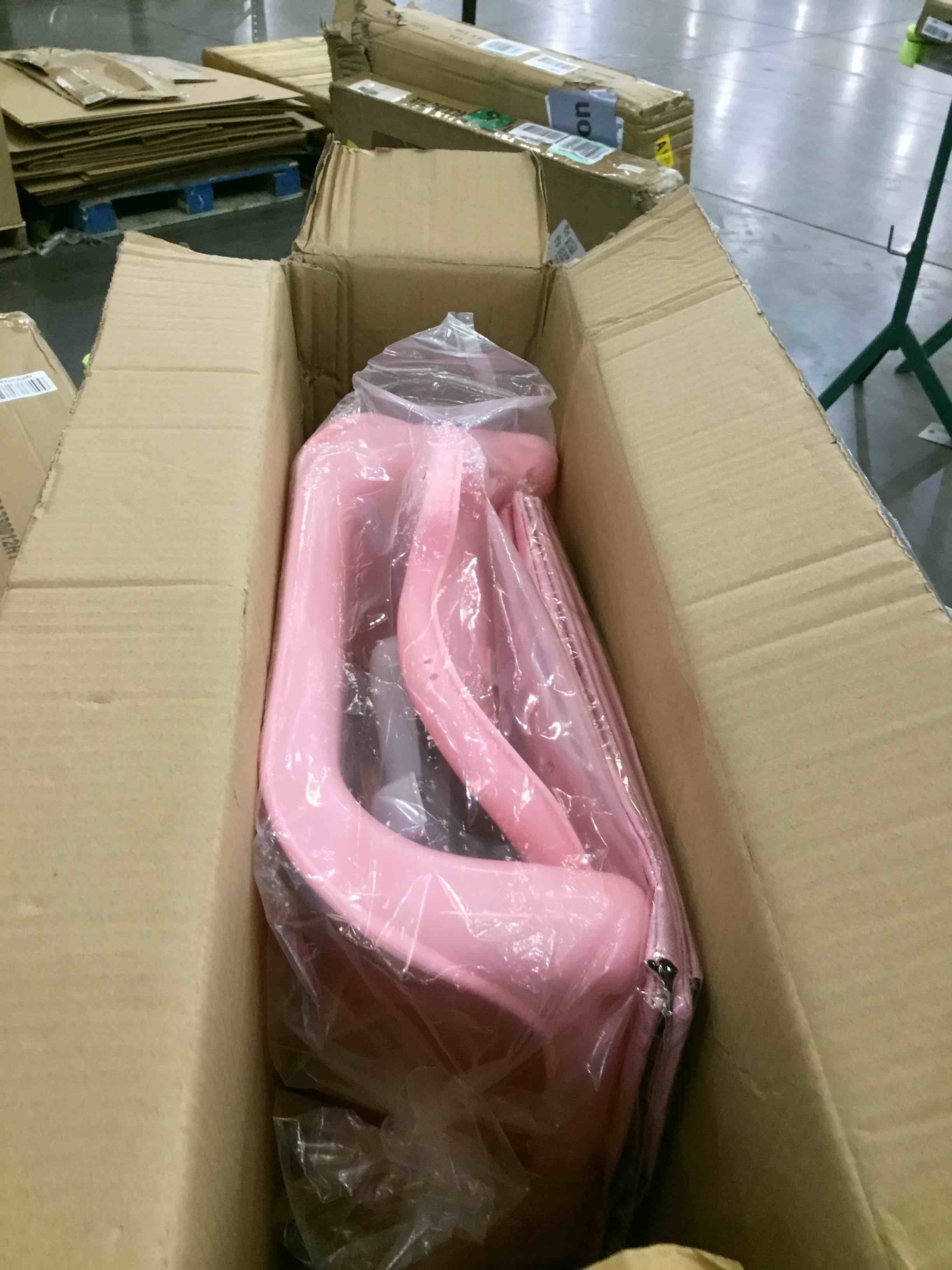 FUNLIO 2 in 1 Swing Set for Toddler & Baby Jumper, Heavy Duty Kids Swing & Bouncer with 4 Sandbags, Foldable Metal Stand for Indoor/Outdoor Play, Easy to Assemble and Store - Pink