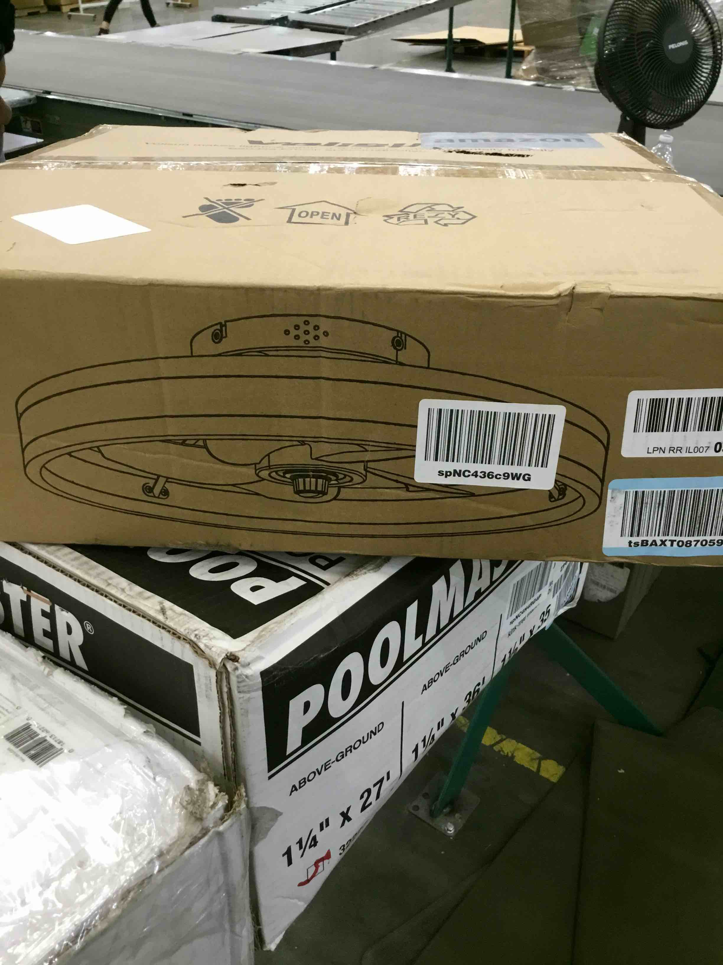 VOLISUN Low Profile Ceiling Fans with Light and Remote, 19.7in Fandelier Ceiling Fan with Light, 3000K-6500K Dimmable Flush Mount LED Fan Light, White Modern Ceiling Fans with Lights for Bedroom