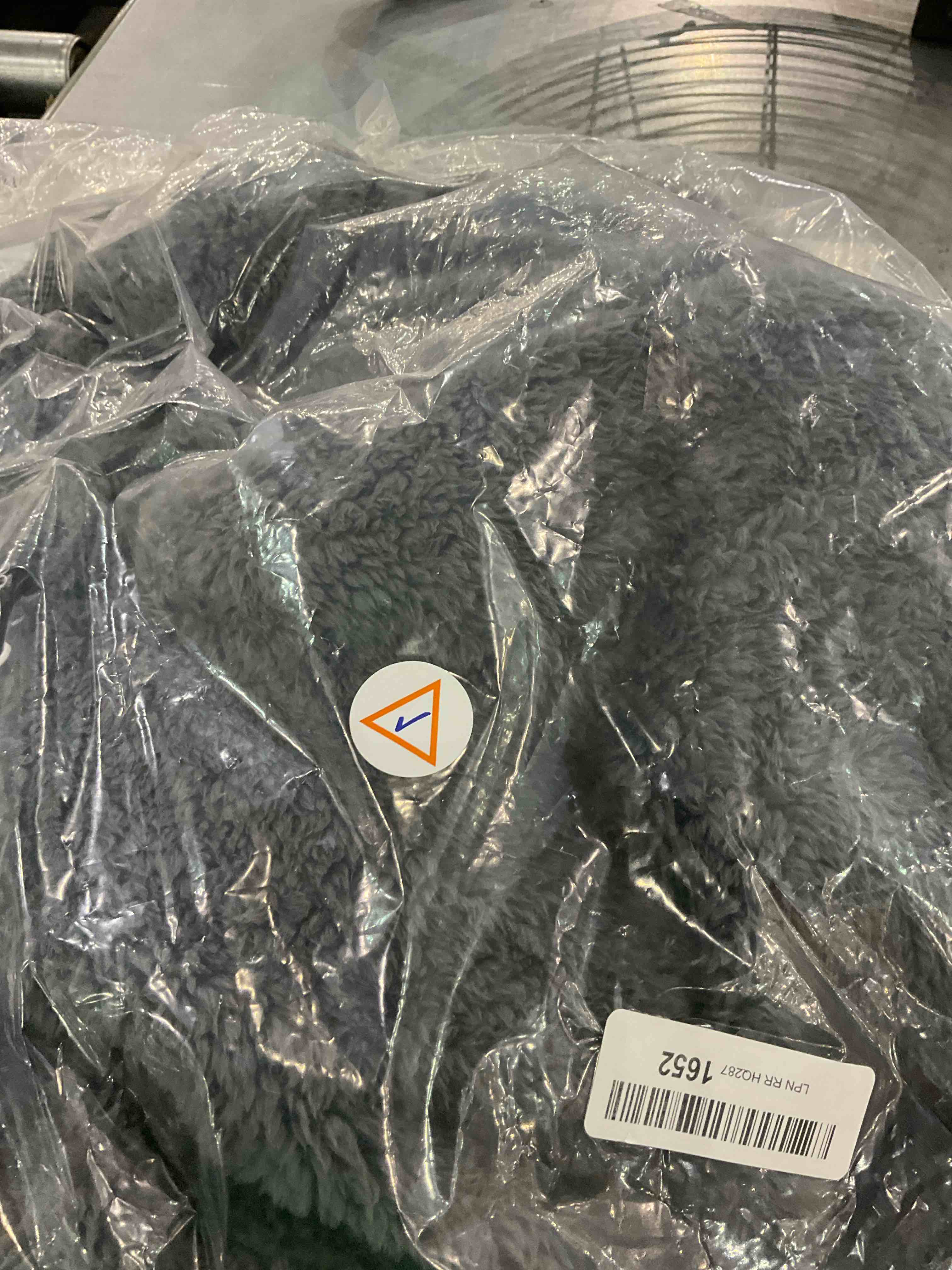 Dokotoo Womens Casual Ladies Fashion Casual Chunky Solid Fuzzy Winter Fall Open Front Long Sleeve Fluffy Hoodies Fleece Cardigan Sweater Jacket Coats Outerwear Grey Large