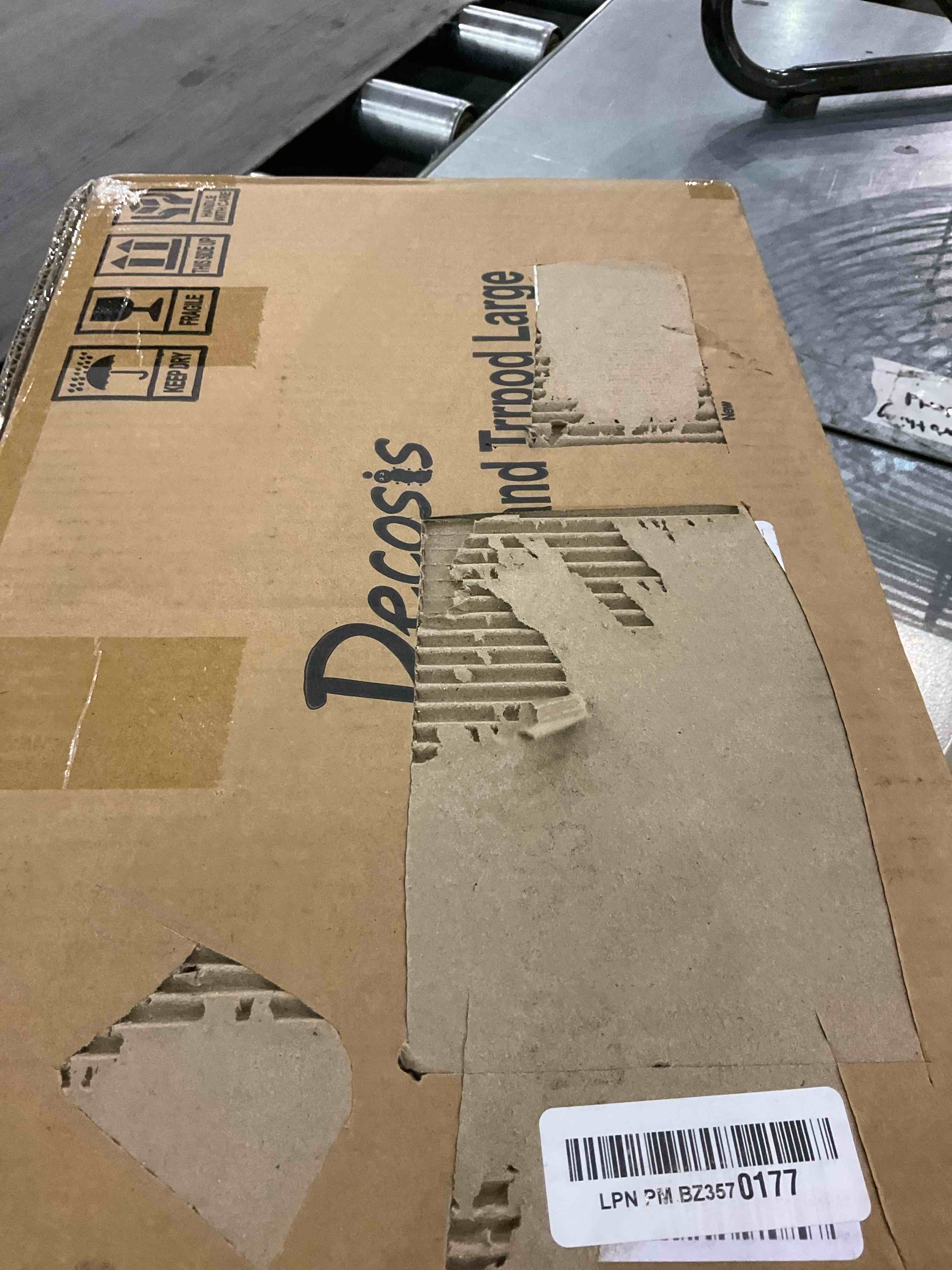 DECOSIS Projector Stand Tripod with Enlarged Tray (20"x16"), Laptop Tripod Stand Adjustable From 22" to 46.5" with Gooseneck Phone Holder for Office, Home, Stage, Studio, DJ Racks, Musical Instruments