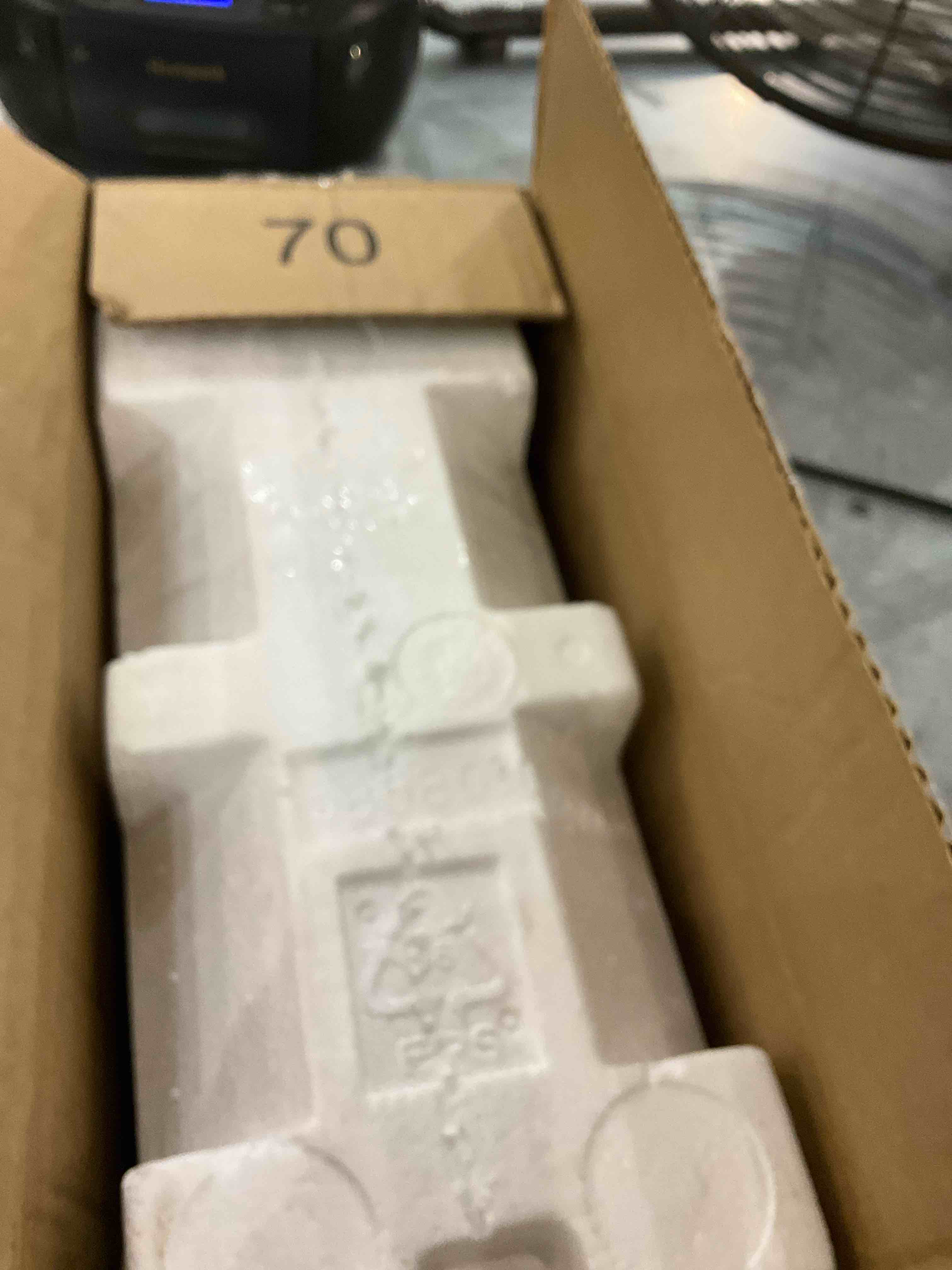 AuldHome Farmhouse Enamelware Straw Holder (White); Rustic Metal Straw Storage Canister