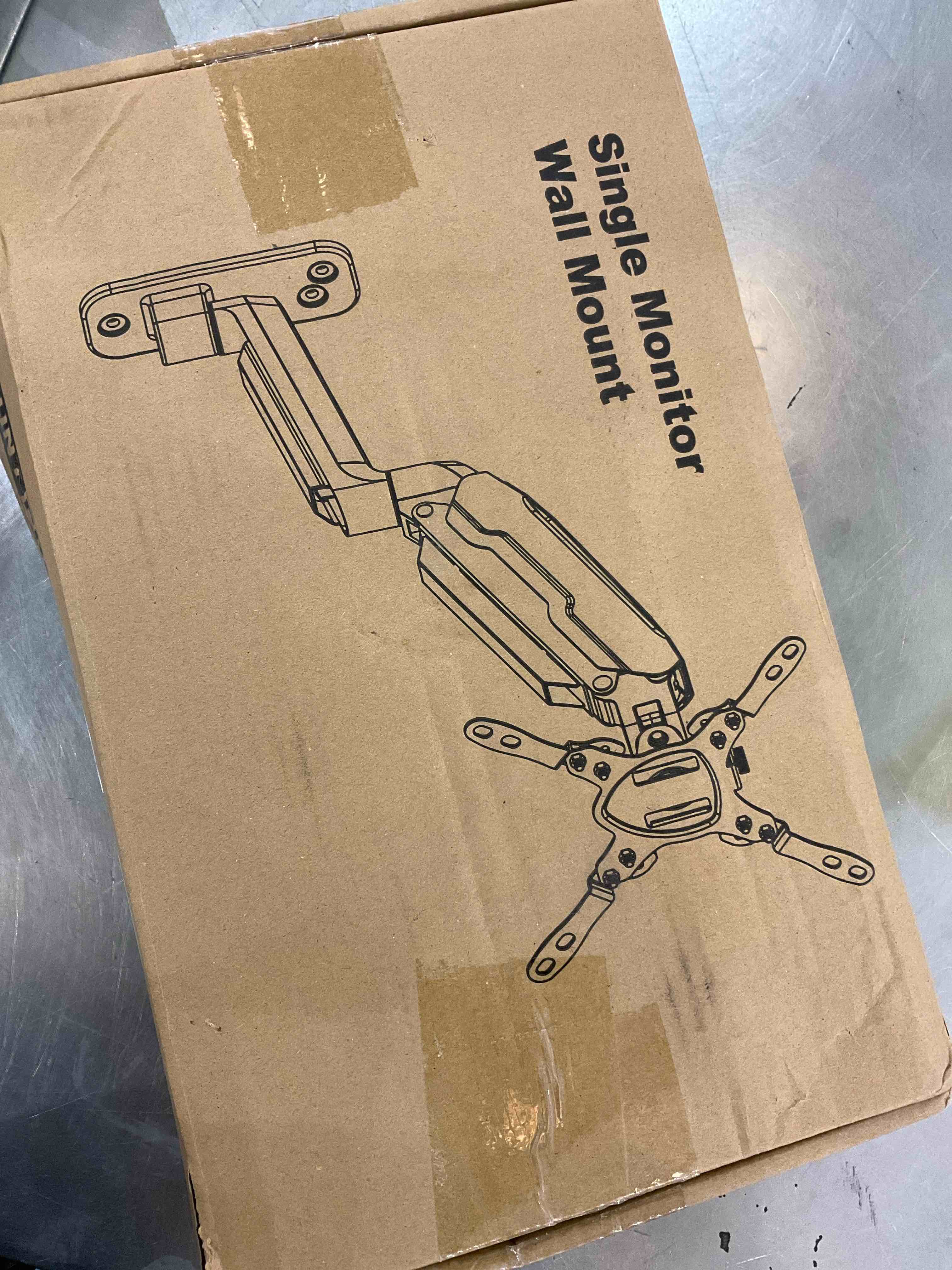 MOUNT PRO Monitor Wall Mount for Max 35 inch/26.4lbs Flat Curved Screens, Premium Heavy Duty Single Monitor Arm, Full Motion Ultrawide Wall Monitor Mount with VESA Extension Kit, VESA Mount 200x200mm