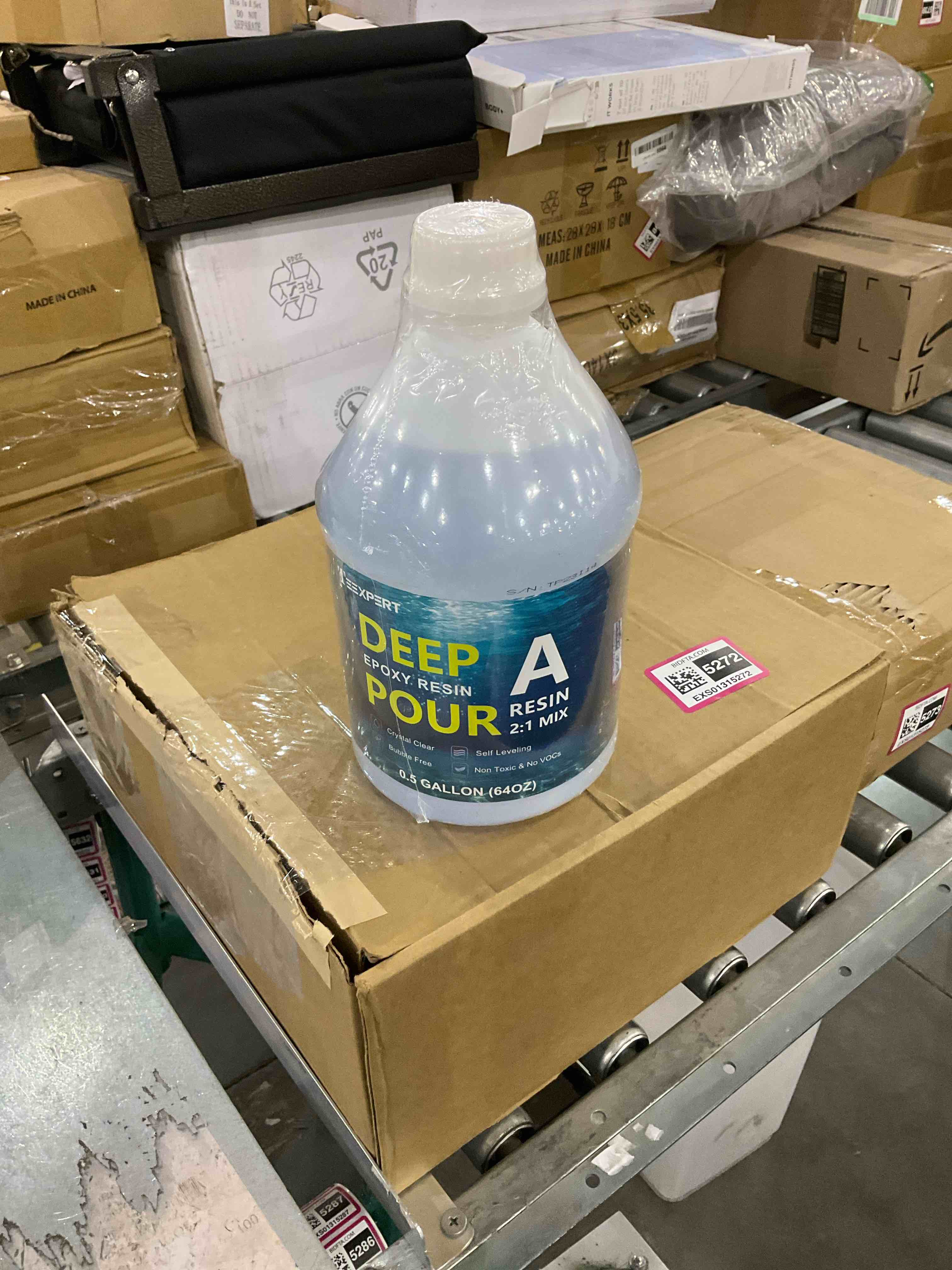 Deep epoxy resin pour kit