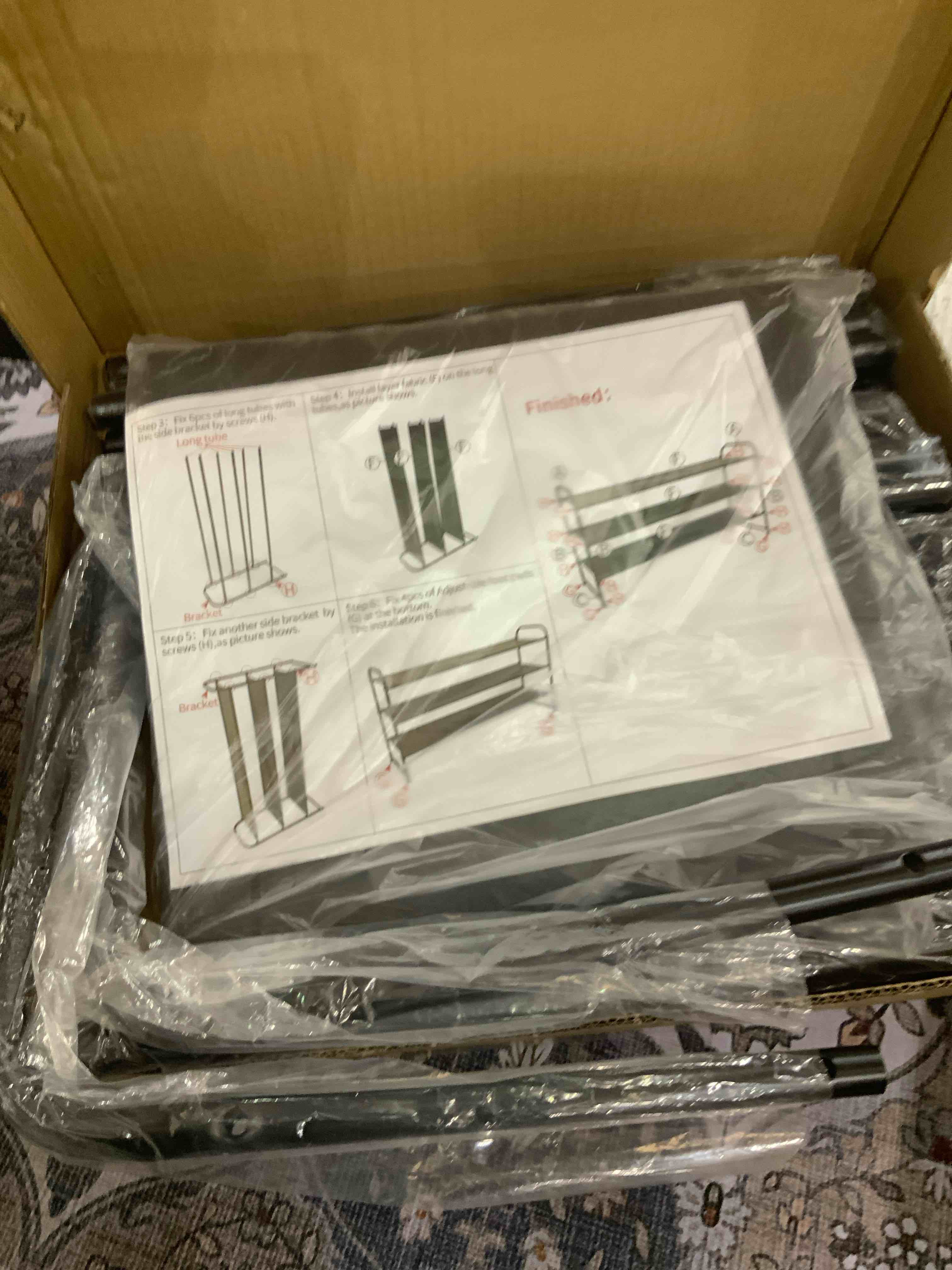 Shoe Rack, 3 Tier Shoe Organizer