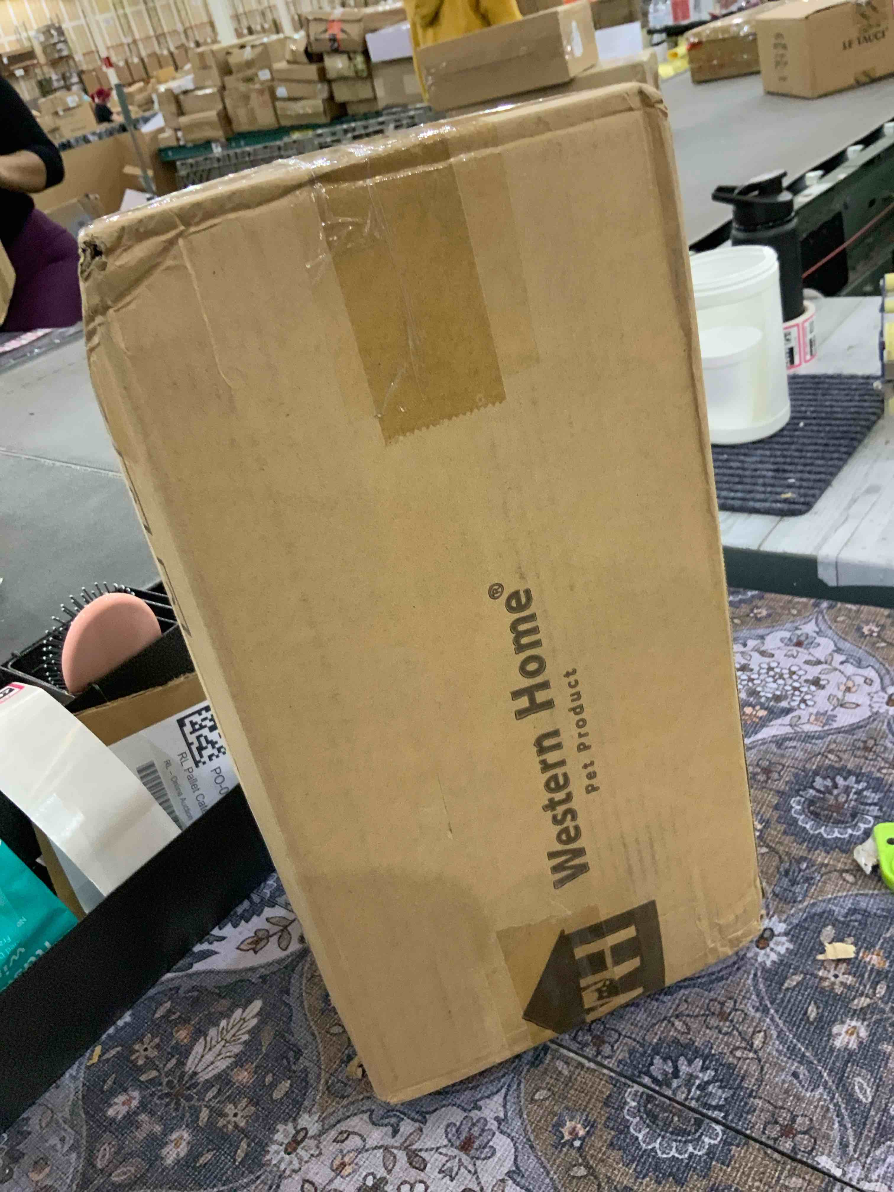 Memory Foam Orthopedic Dog Bed, Washable Dog Crate Bed for Large Dogs, Pet Bed Mat with Removable Cover