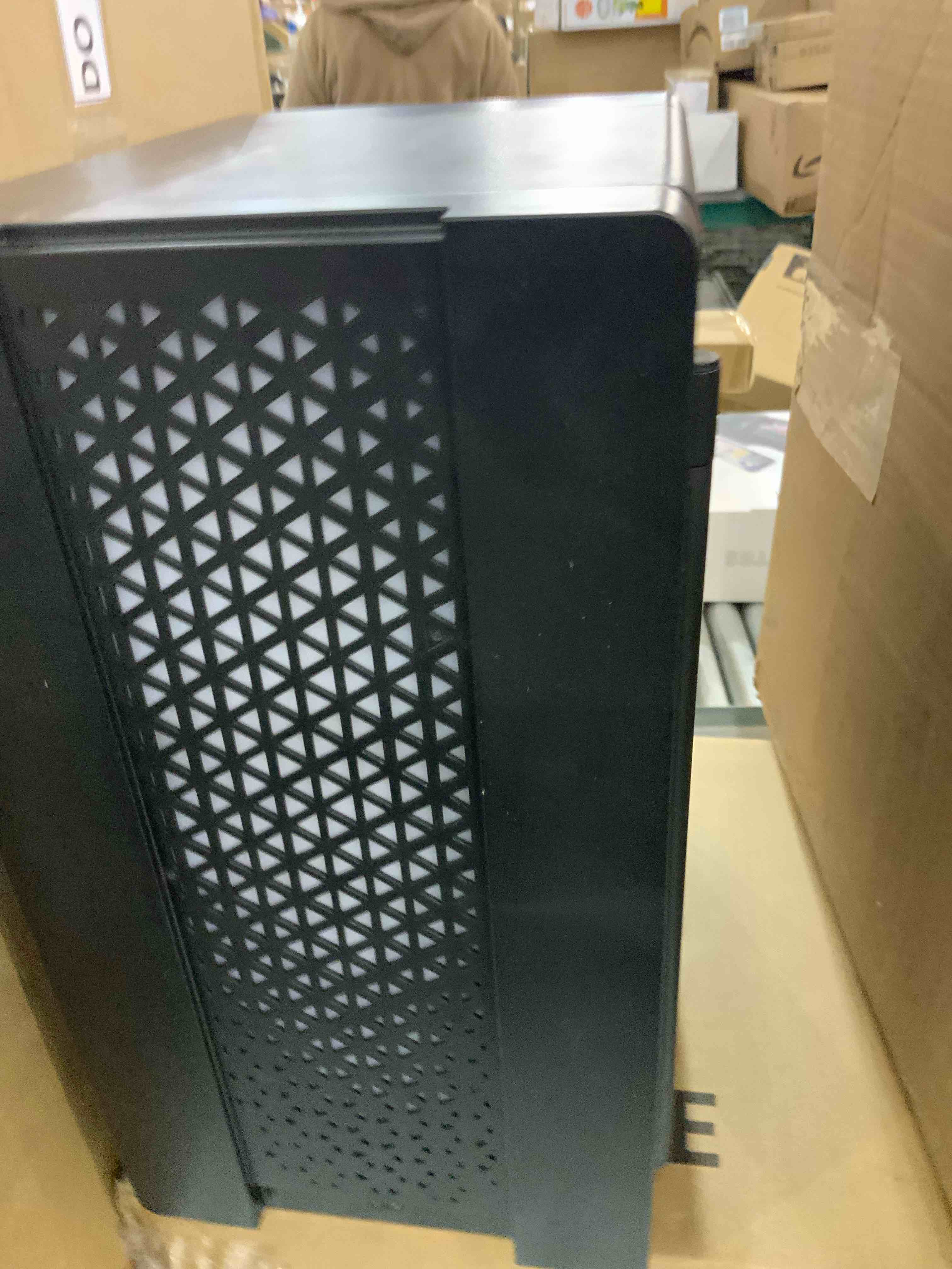 KELL HOME 10 Liters Game Mini Fridge, 10 Cans Cooler Beverage Refrigerator(Black)