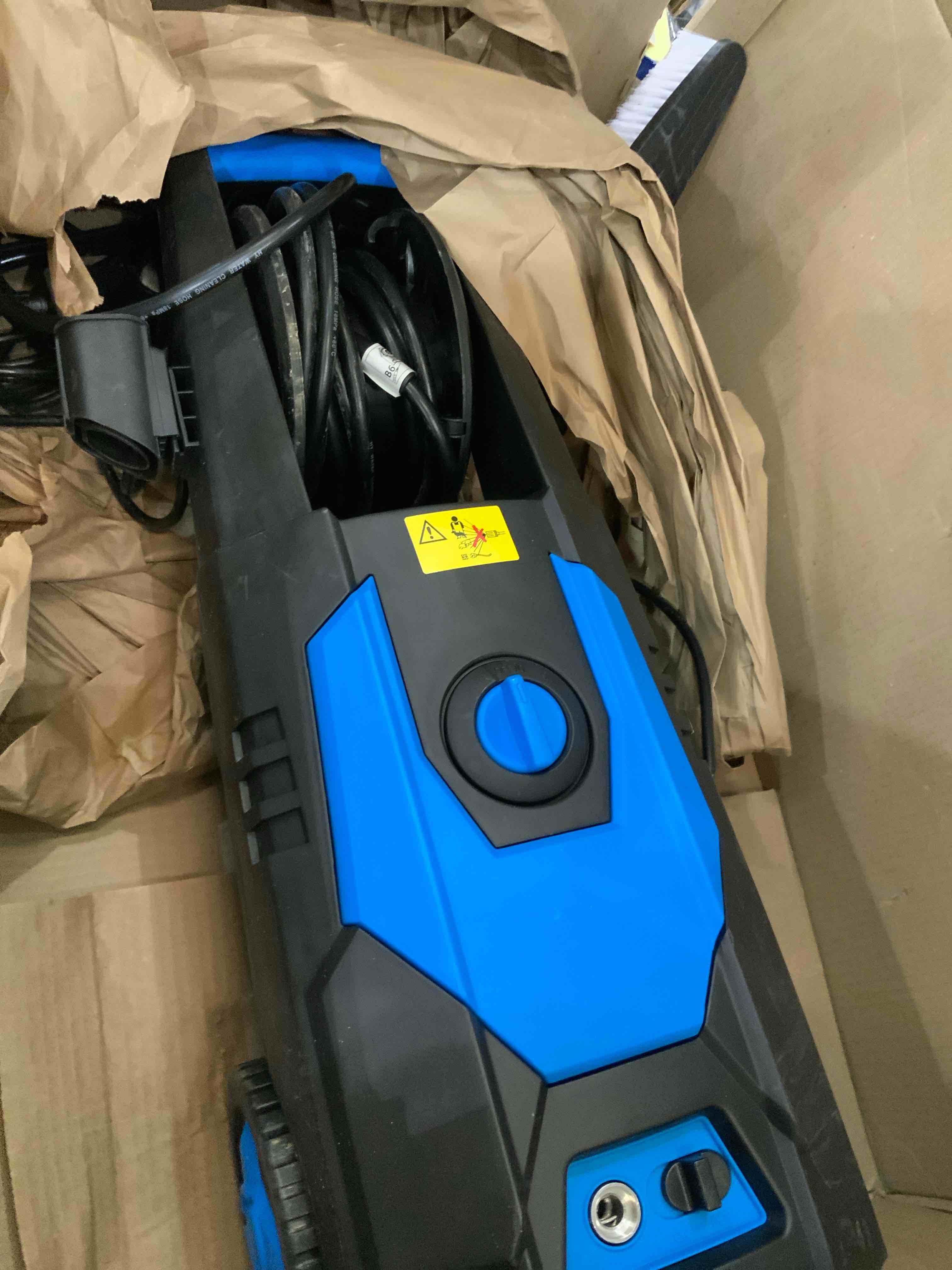 Electric Pressure Washer FOTING 1800W Power Washer with Foam Cannon, 4 Nozzels and 23FT Hose, 35FT Power Cord, High Pressure Washer for Cleaning Car, Fences, Pool, Patios