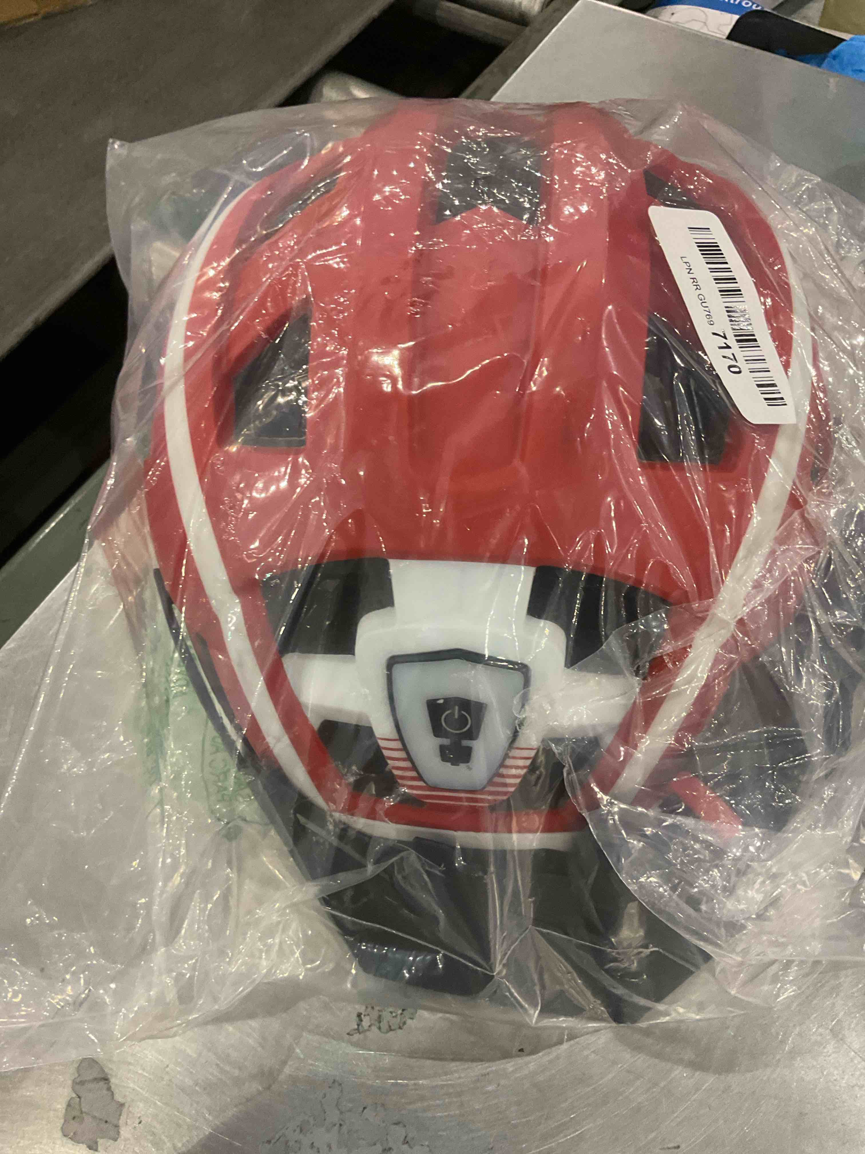 VICTGOAL Bike Helmet with USB Rechargeable Rear Light Detachable Magnetic Goggles Removable Sun Visor Mountain & Road Bicycle Helmets for Men Women Adult Cycling Helmets (L: 57-61 cm, Red)