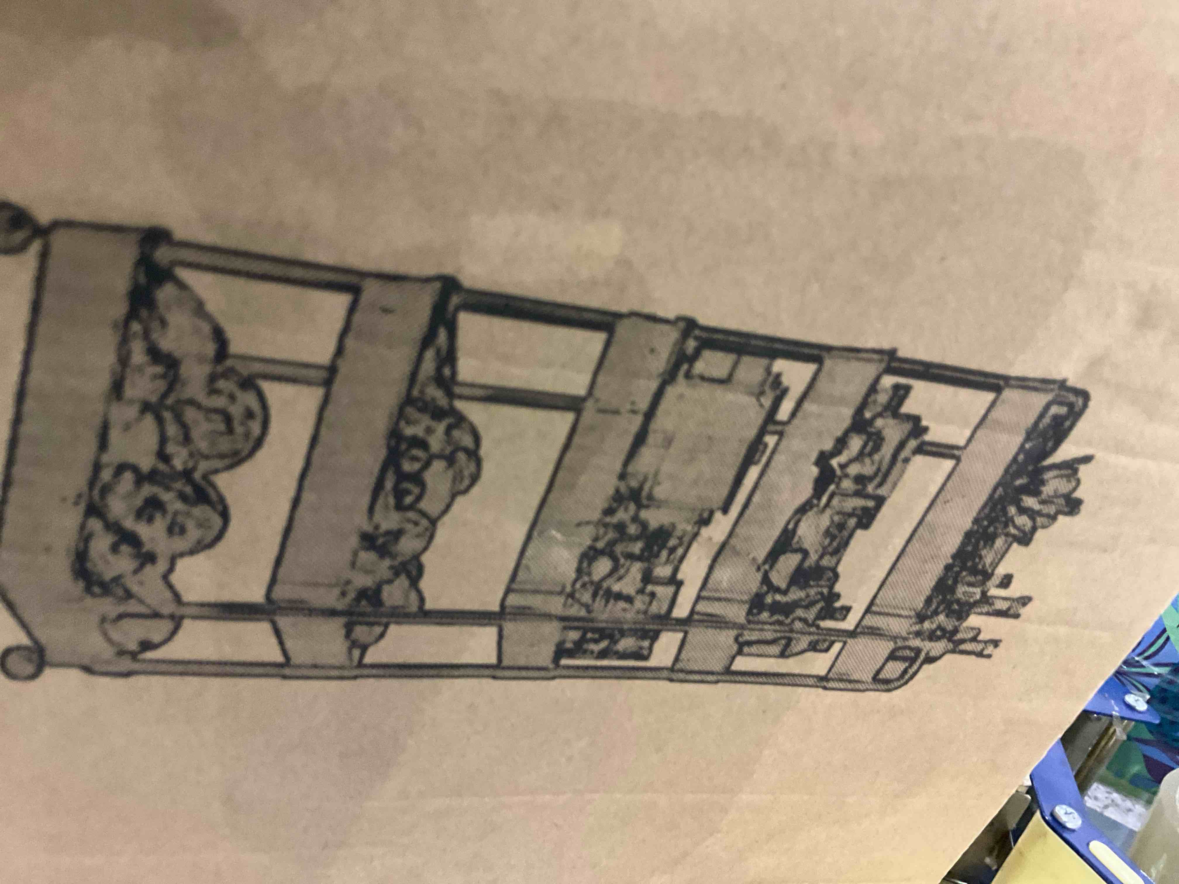 5 tier rolling cart multip makeup diaper cart white 