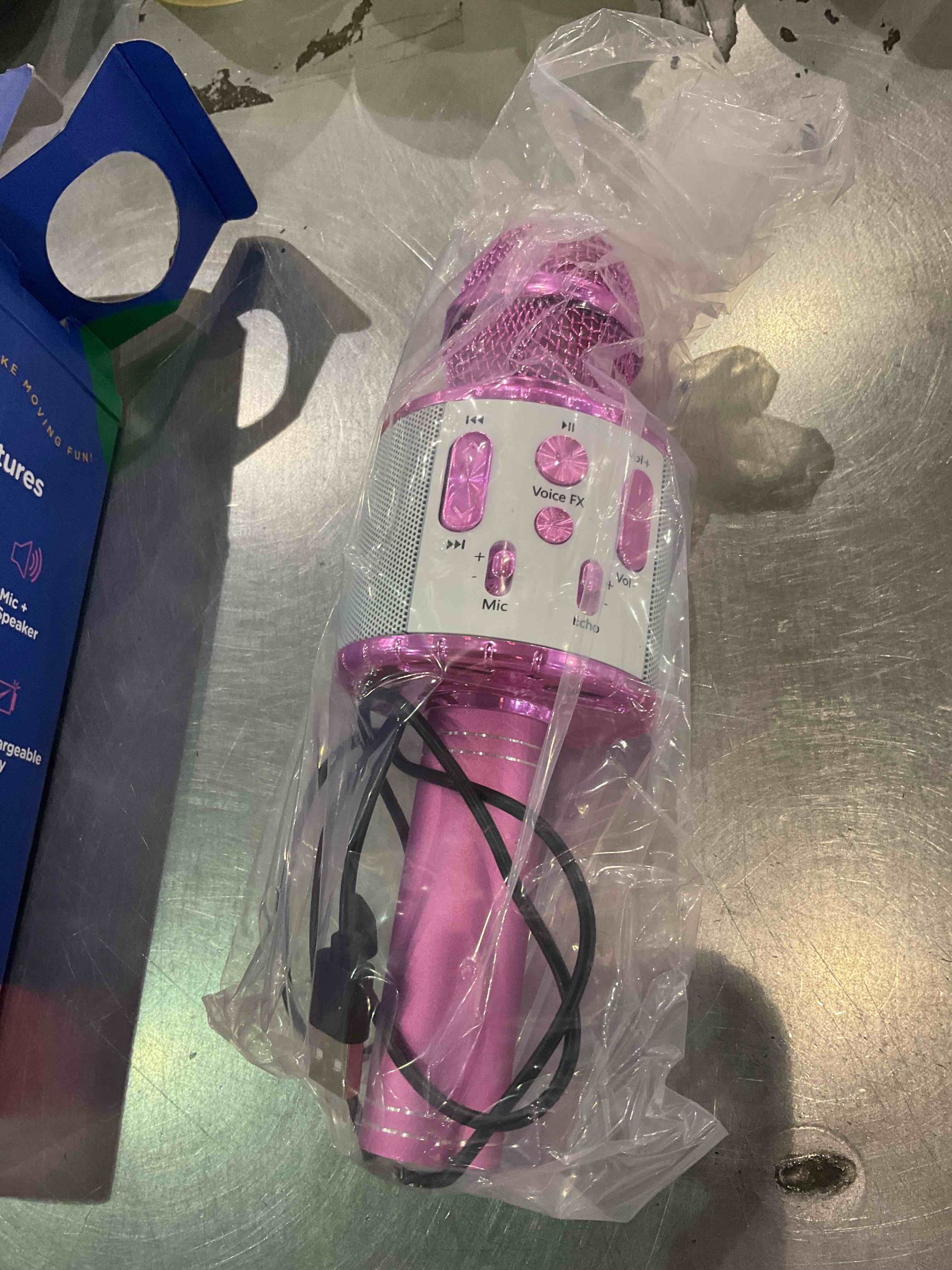 Move2Play, Kids Star Karaoke, Kids Microphone, Bluetooth + 15 Pre-Loaded Nursery Rhymes, Girls Toy and Gift for 2, 3, 4, 5, 6+ Years Old