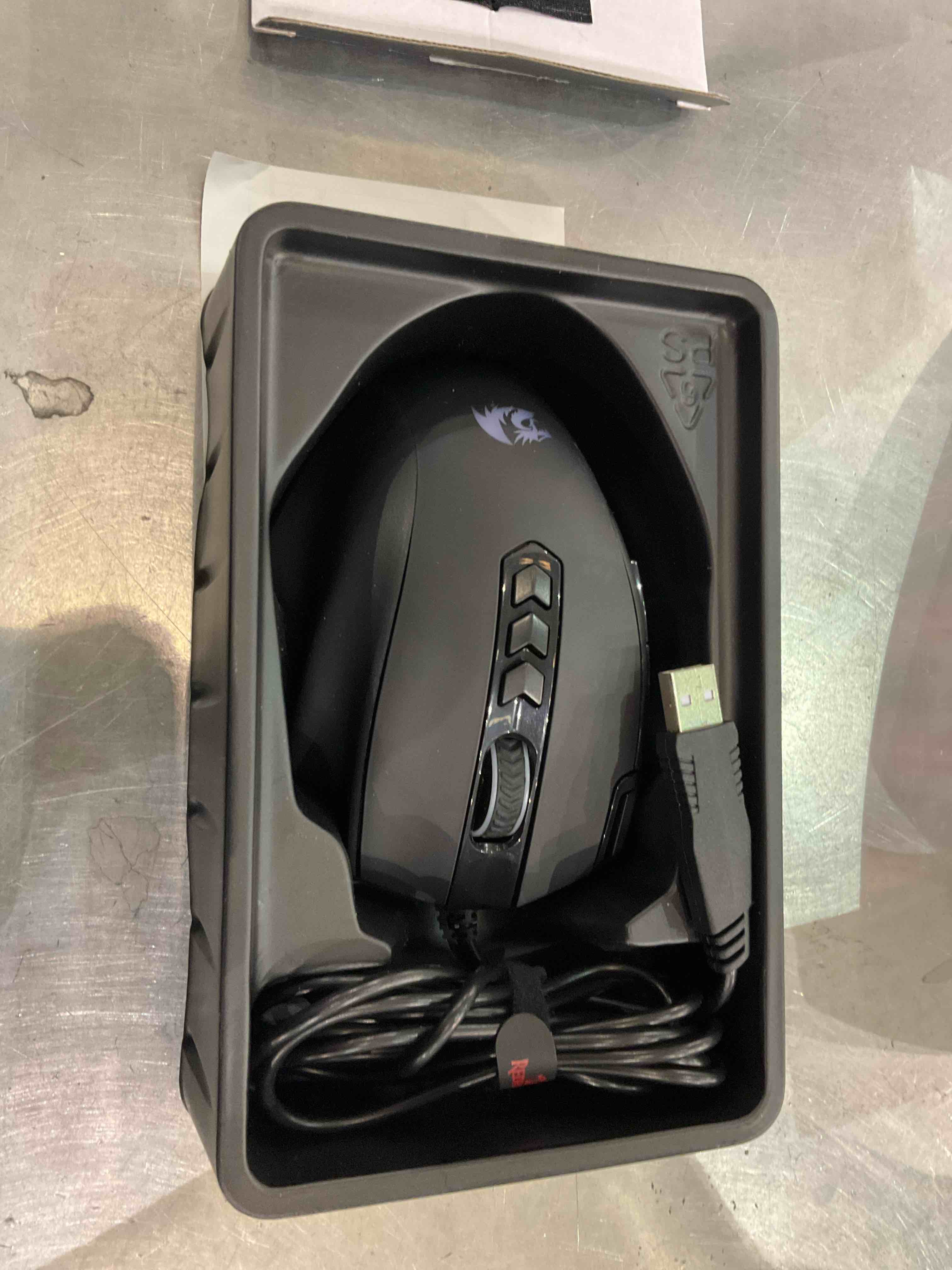 Redragon Wired Gaming Mouse, RGB Backlit Ergonomic Gamer Mouse Up to 8000 DPI, 11 Programmable Buttons & 7 Backlit Modes, Extra Sniper Button, Mouse Gamer for Windows PC Gamers, M614