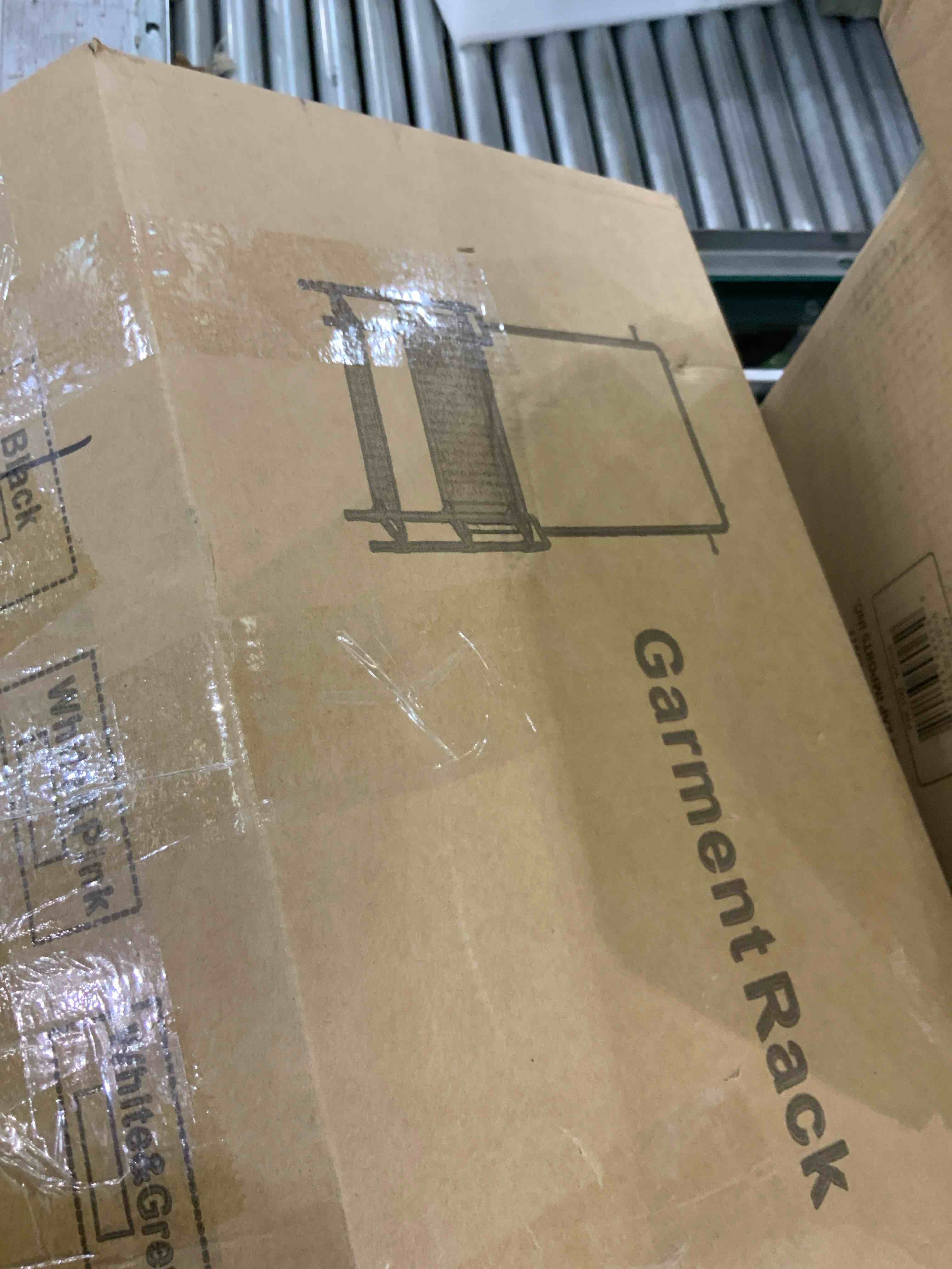 Calmootey Clothing Rack with Storage Bag, 3-in-1 Garment Rack, Non-woven Shelves for Shoes, Clothes Rack for Bedroom, Hallway, Entryway, Black