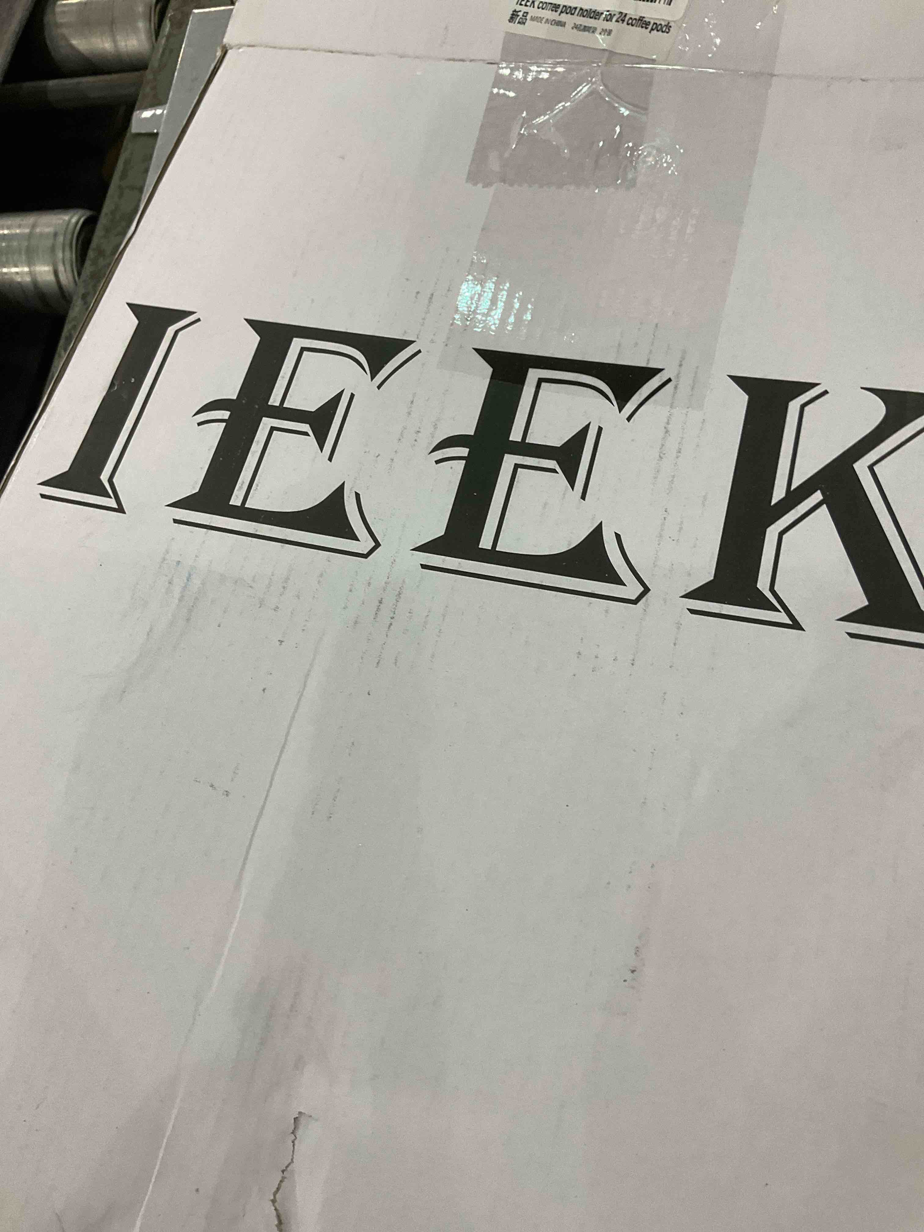 IEEK 2 Pack of 24 Slots Flat Countertop Coffee Pod Holder,K Cup Drawer Holder Organizer for Office and Kitchen,Clear Acrylic K-Cup Organizer Tray,Compatible With KCup Pods