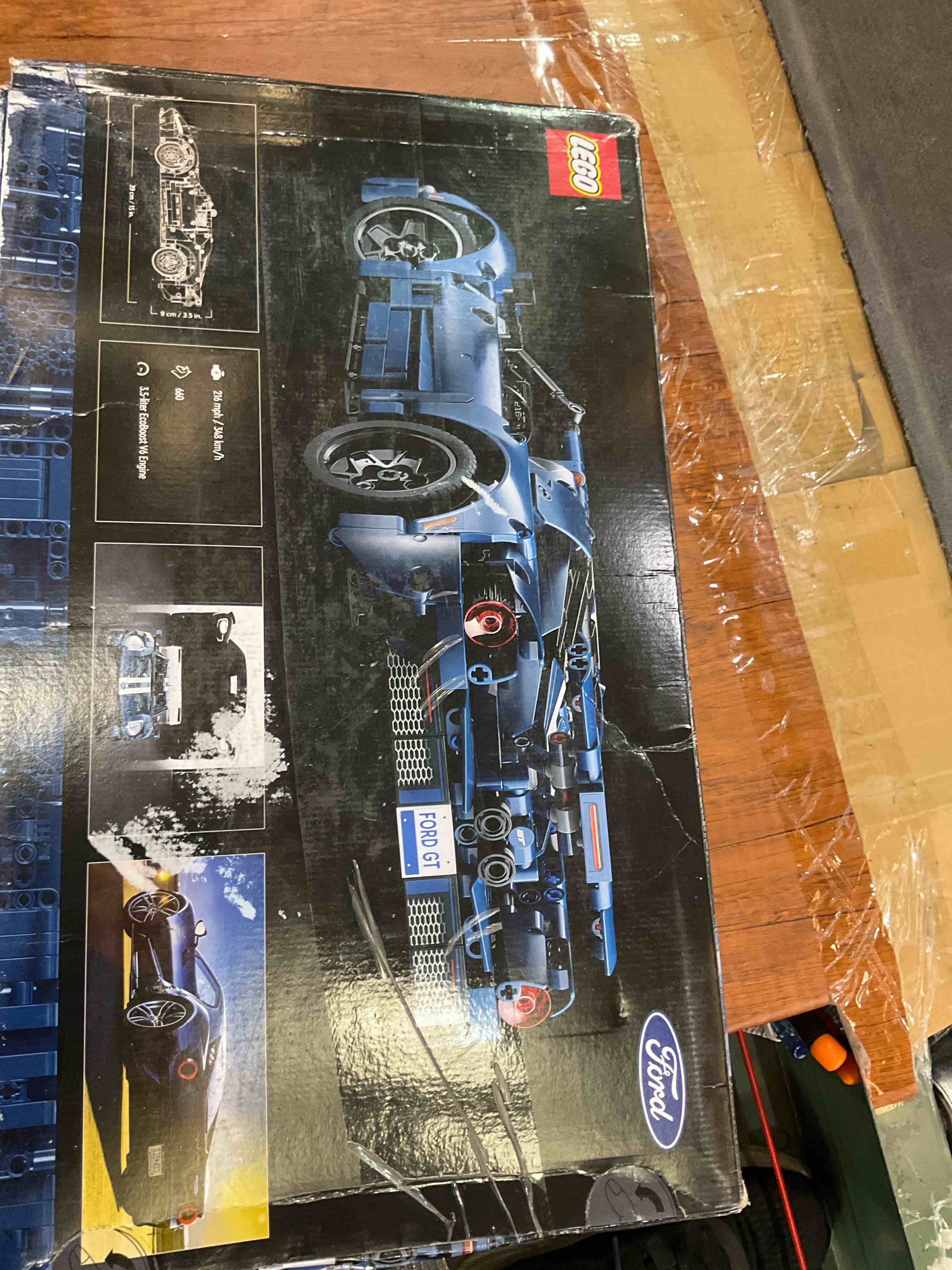LEGO Technic 2022 Ford GT 42154 Car Model Kit for Adults to Build, Collectible Set, 1:12 Scale Supercar with Authentic Features, Gift Idea That Fuels Creativity and Imagination