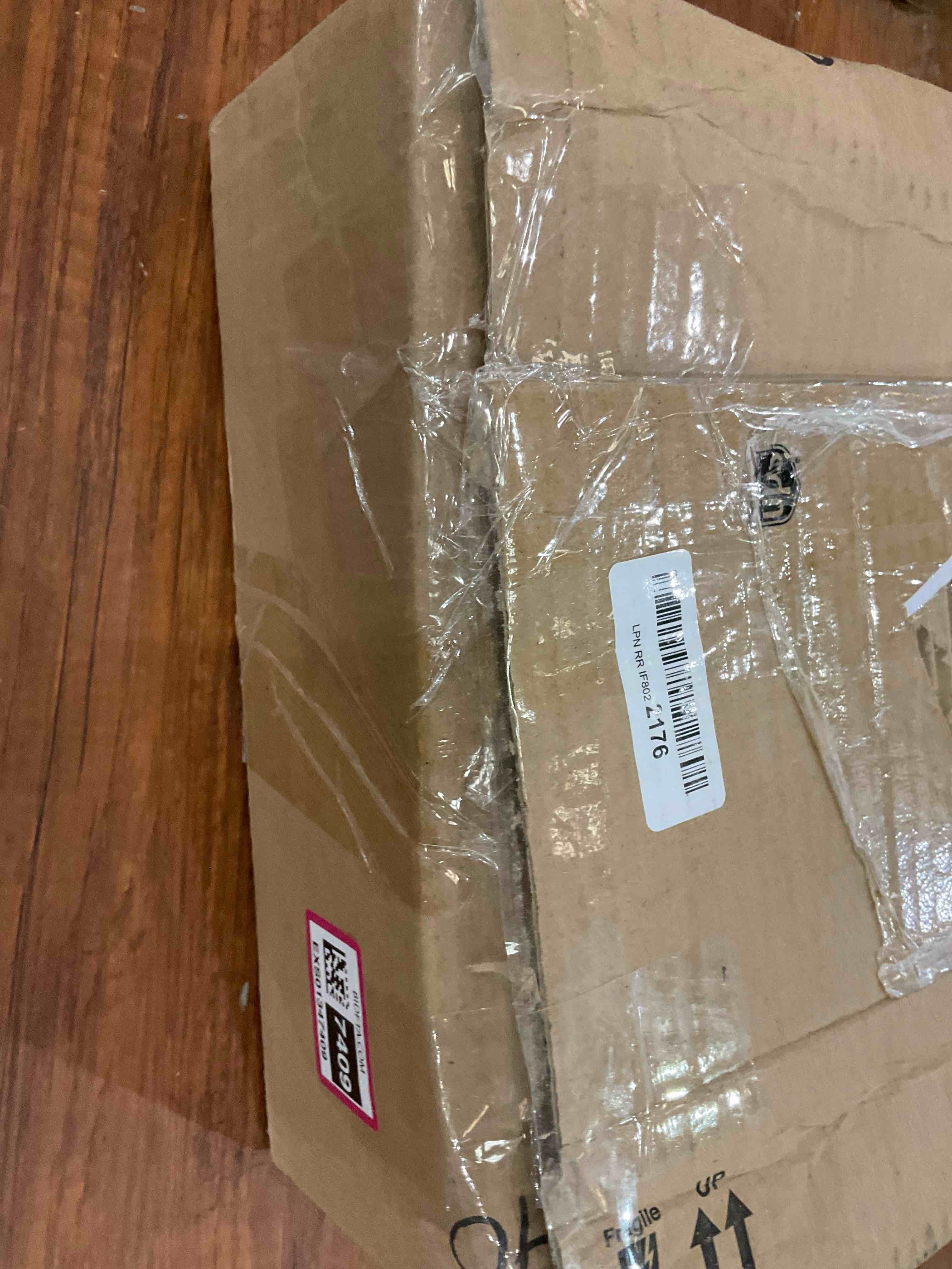 VASAGLE Nightstand, Side Table with 2 Fabric Drawers, 24-Inch Tall End Table with Storage Shelf, for Living Room, Bedroom, Ash Black and Black ULGS025B21