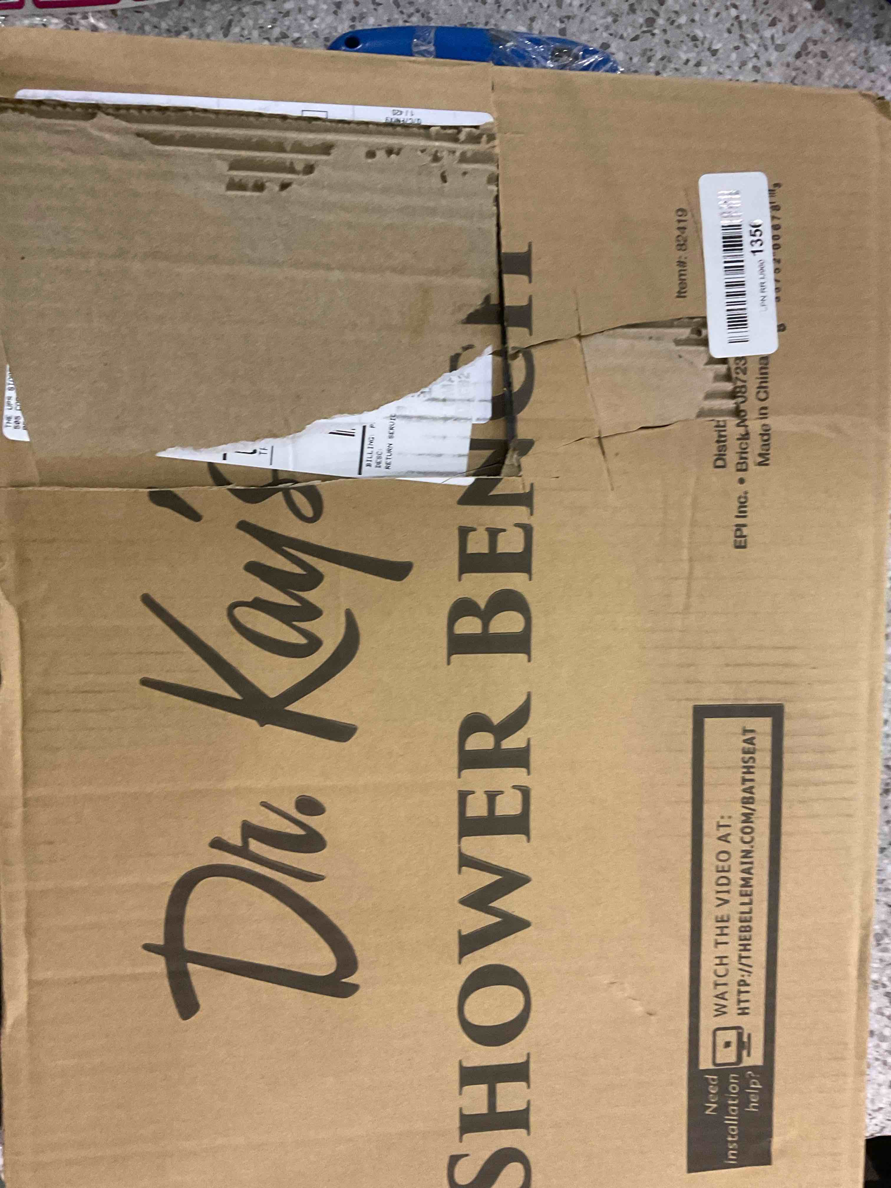 Dr Kay's Adjustable Height Bath and Shower Chair Shower Bench