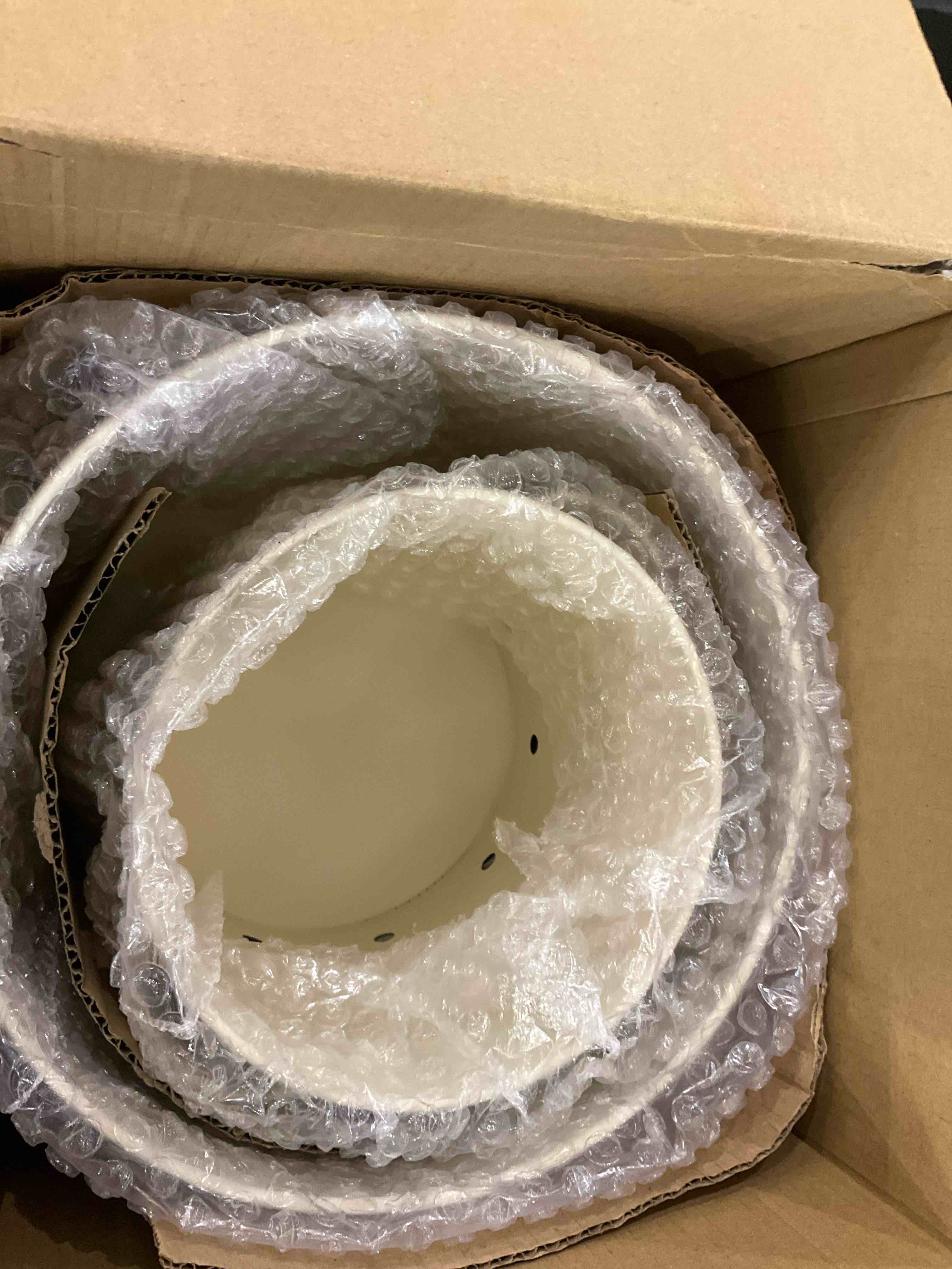 Holismo Potato Onion and Garlic Storage Bin Set of 3, Kitchen Canisters with Bamboo Lid for Pantry Organization and Veggies Freshness, Sturdy and Space-Saving Pantry Organizers and Storage Brand: Holismo