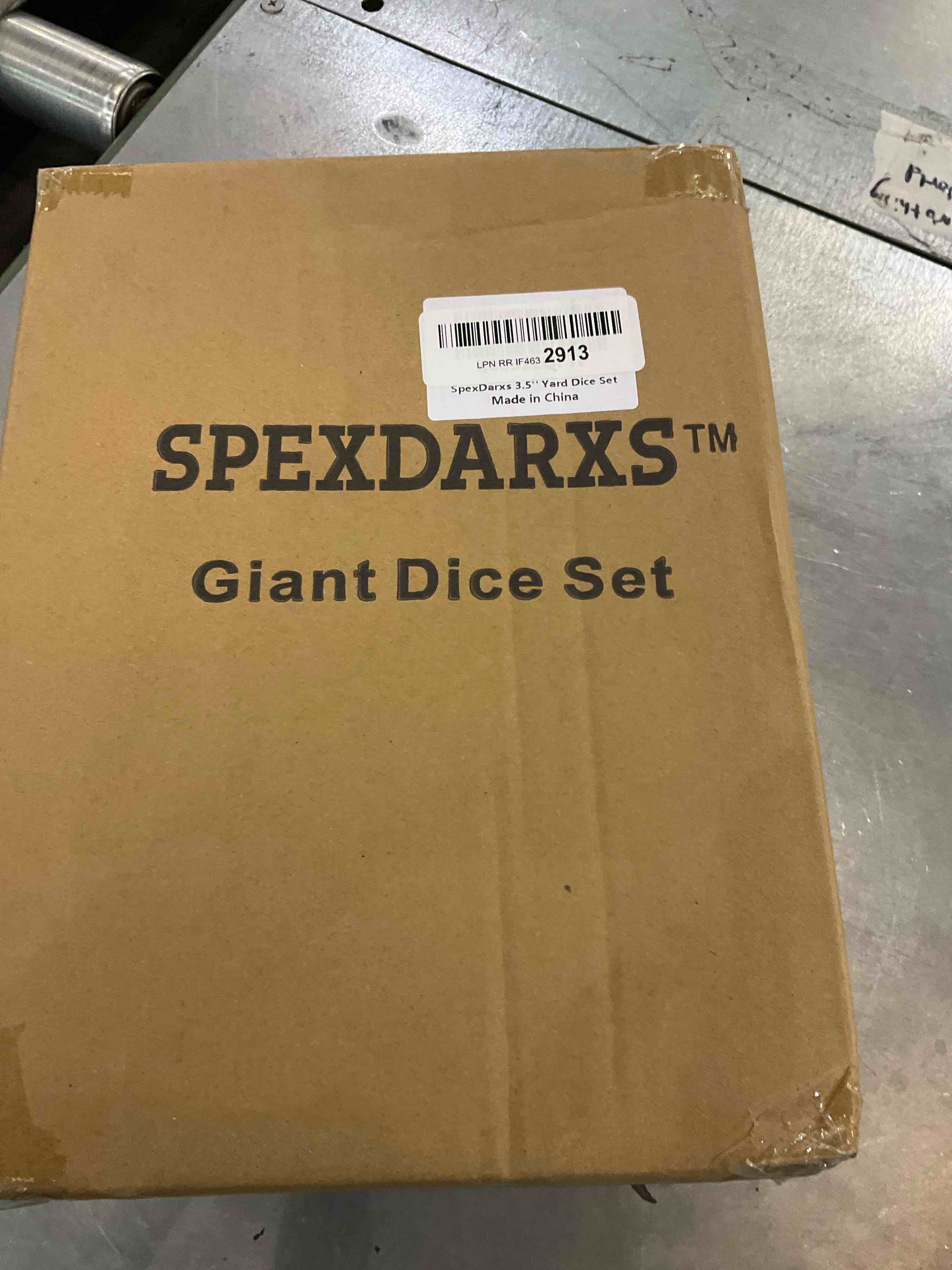 SpexDarxs Giant Yard Dice Set, 3.5?ÇÖ?ÇÖ Large Wooden Dice Set with Scoreboard & Carrying Bag,Indoor & Outdoor Backyard Lawn Game for Teenage Adult and Family