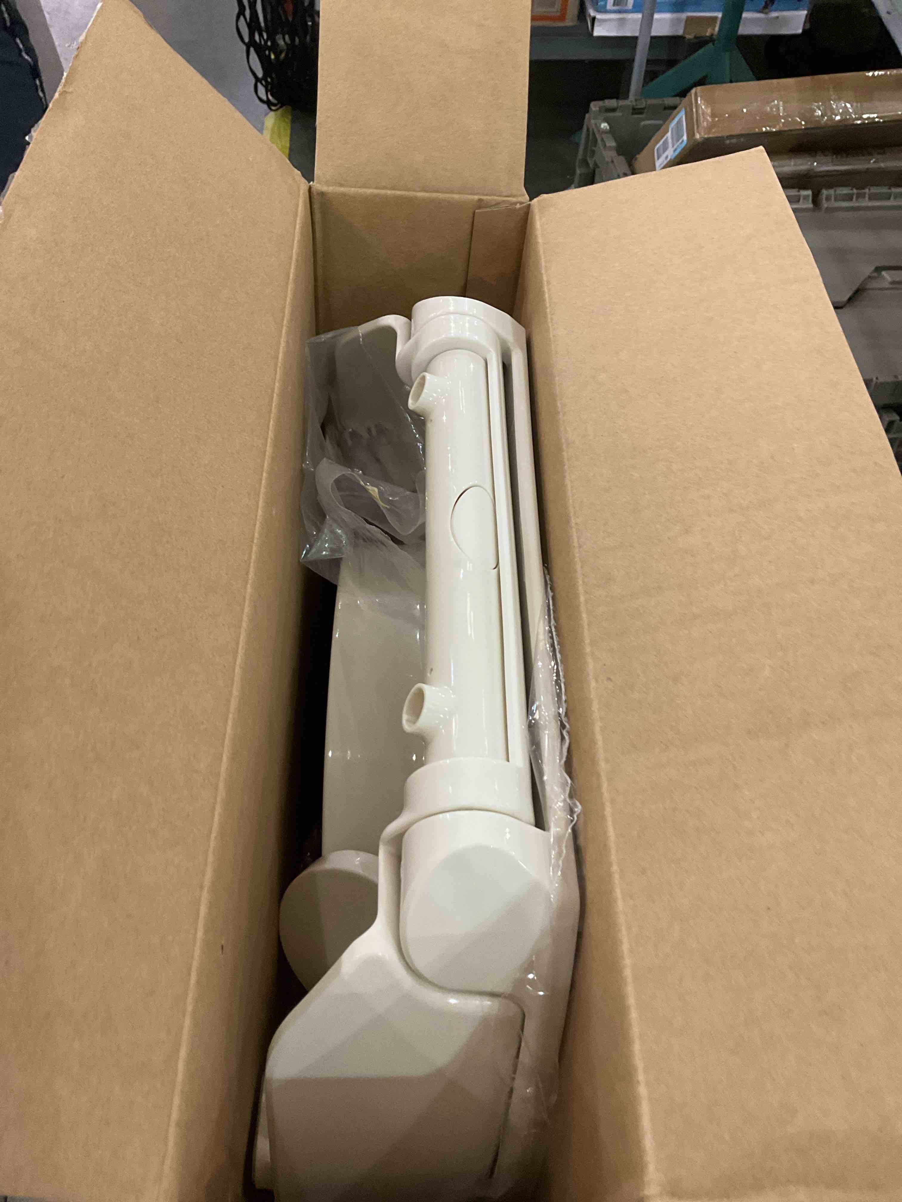 Hyten Elevated Quiet-Close Elongated Toilet Seat, Biscuit