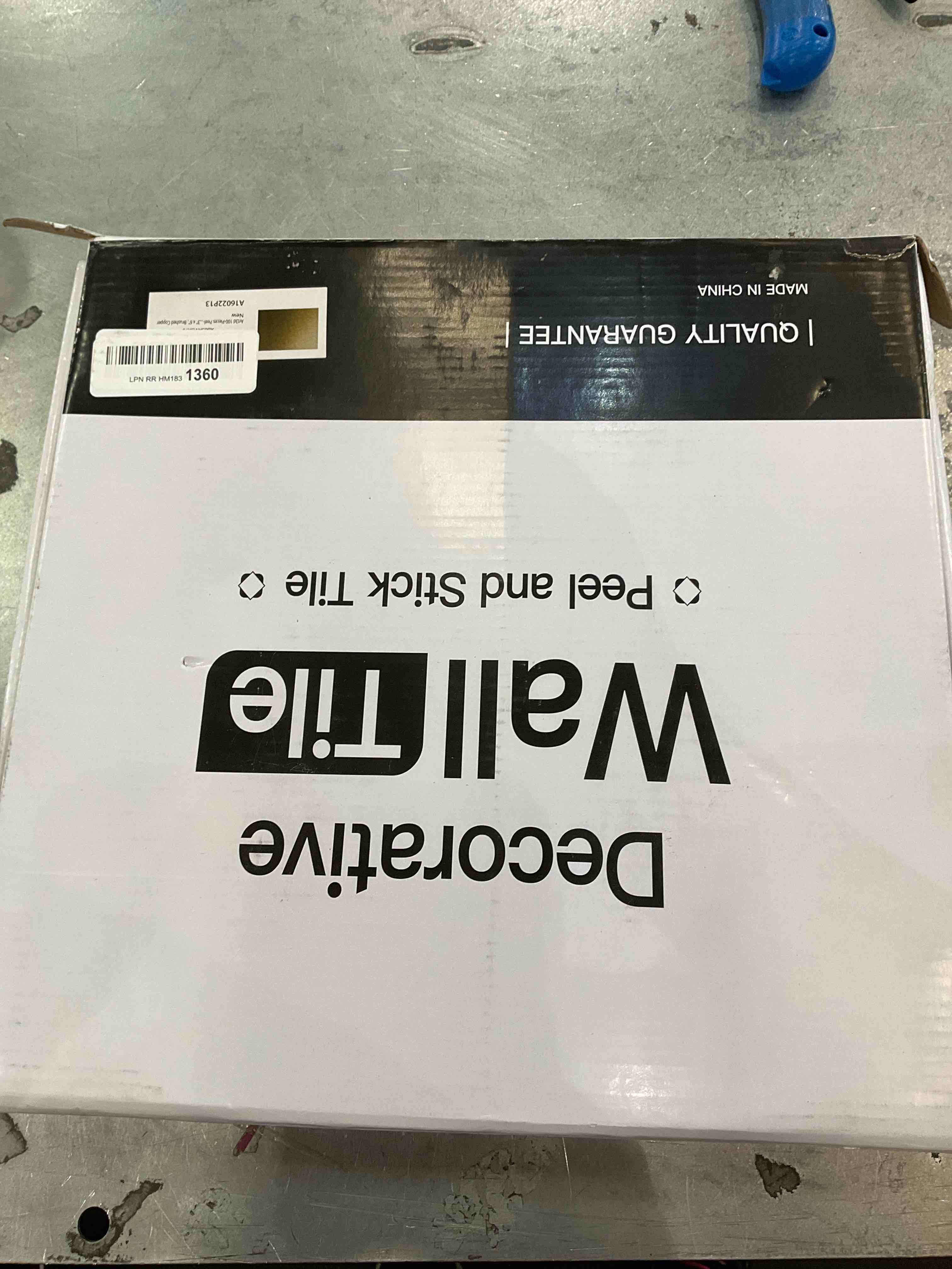 48 Pieces Copper Peel and Stick Backsplash, 3"x6" Metal Backsplash Peel and Stick Subway Tile for Kitchen Bathroom Fireplace