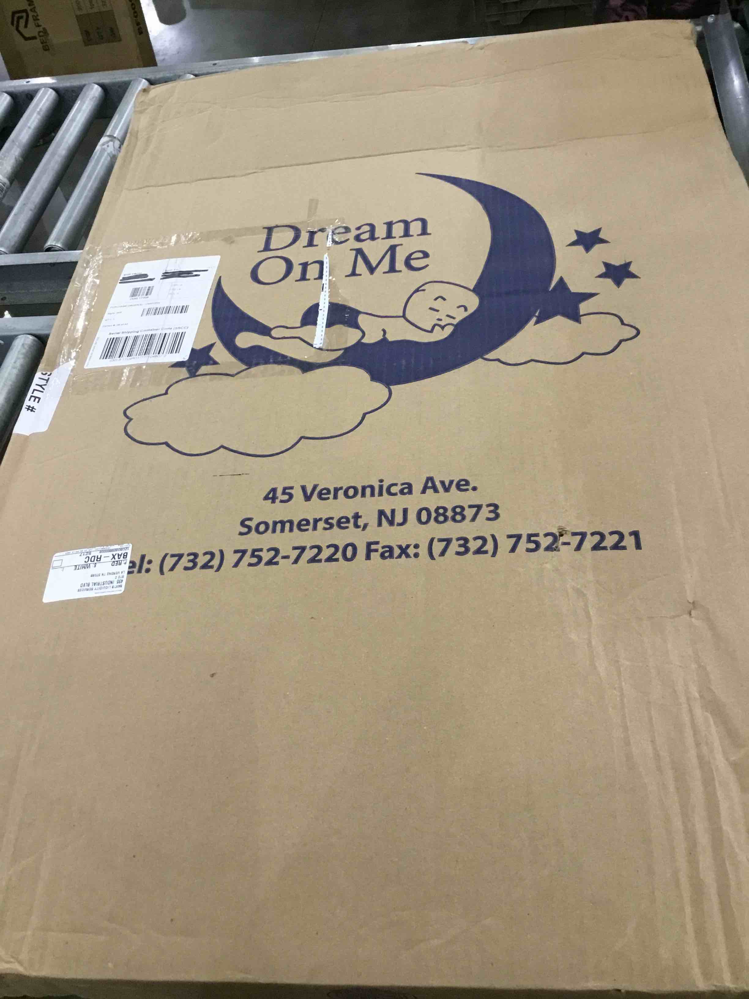 Dream On Me Sunset 3” Extra Firm Fiber Crib Mattress, Greenguard Gold Certified, Waterproof Vinyl Cover, Baby Mattresses for Cribs, Fits Mini and Portable Cribs White