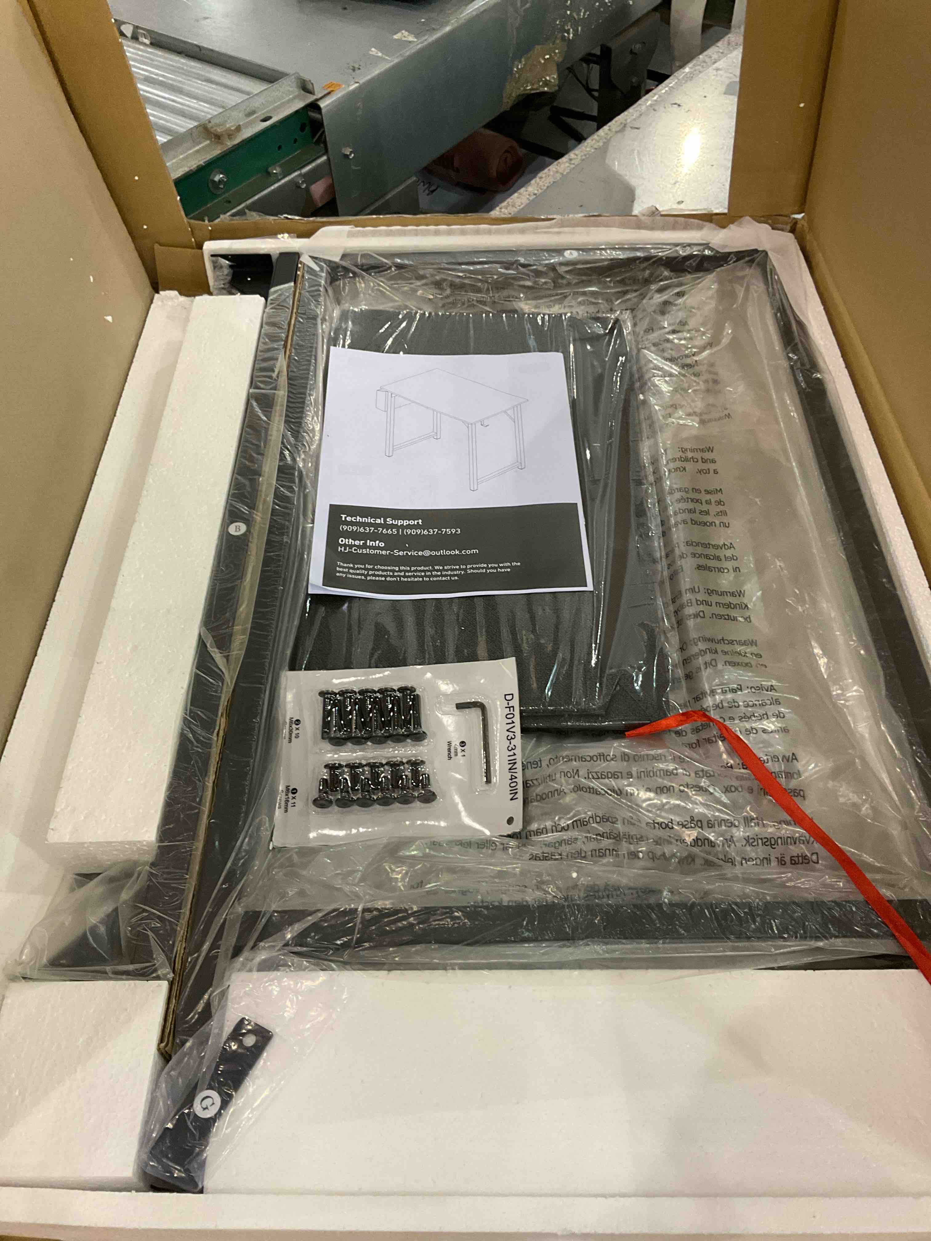 DUMOS 32 Inch Office Small Computer Desk Modern Simple Style Writing Study Work Table for Home Bedroom - Black