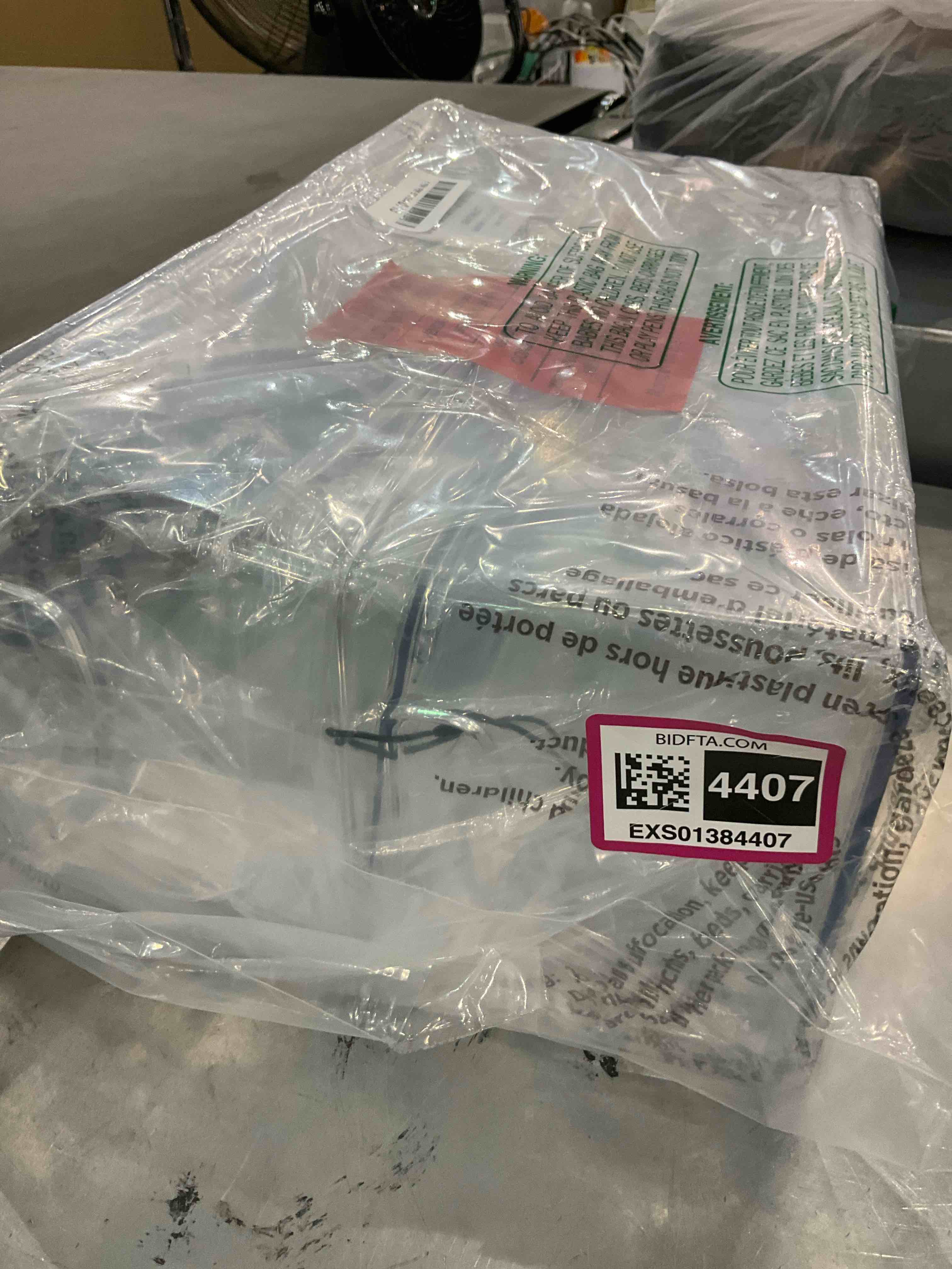 Bath Bin 16 x 6 x 5 M2 Clear set of 2