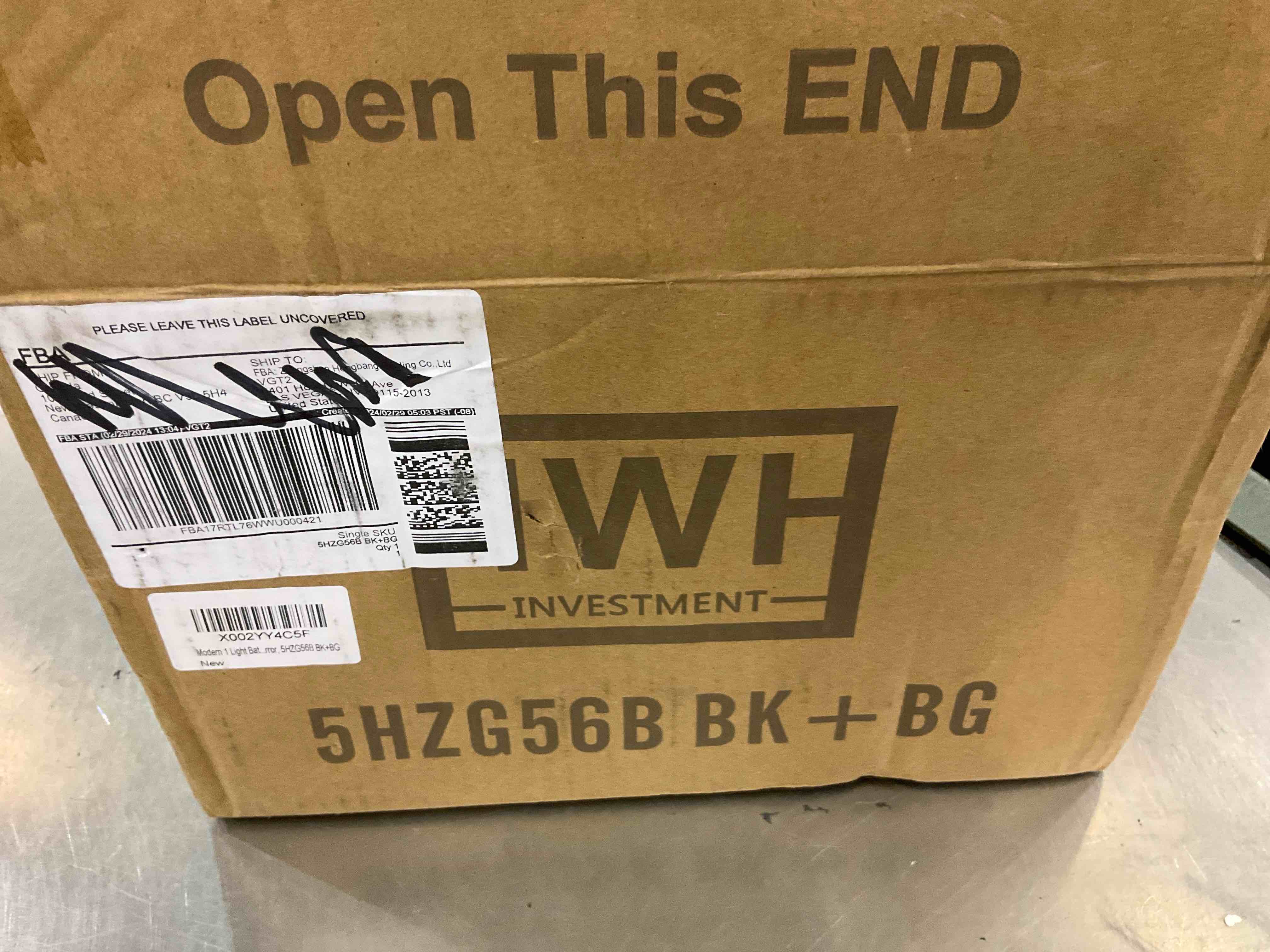 Modern 1 Light Bathroom Vanity Light Fixture, HWH Industrial Wall Sconce Lamp for Indoor Outdoor, Black Gold Finish Wall Light for Bedroom, Kitchen Sink, Above Mirror, 5HZG56B BK+BG