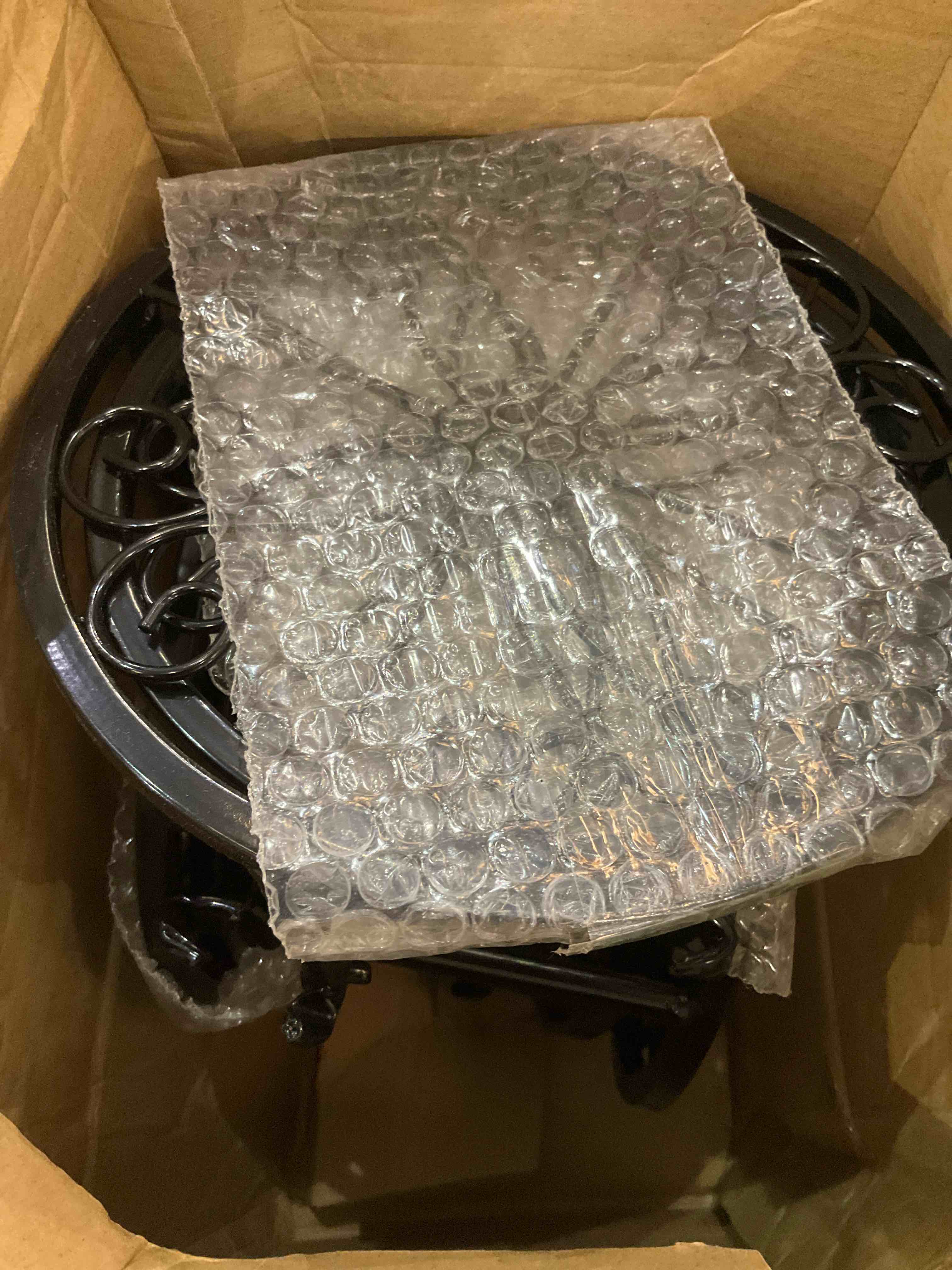 Handepo 8 Pack Metal Plant Stands for Flower Pot Outdoor Indoor Plant Stand Iron Round Circle Plant Shelf Rustproof Plant Display Rack for Planter Supports Home Garden Container, Multi Size